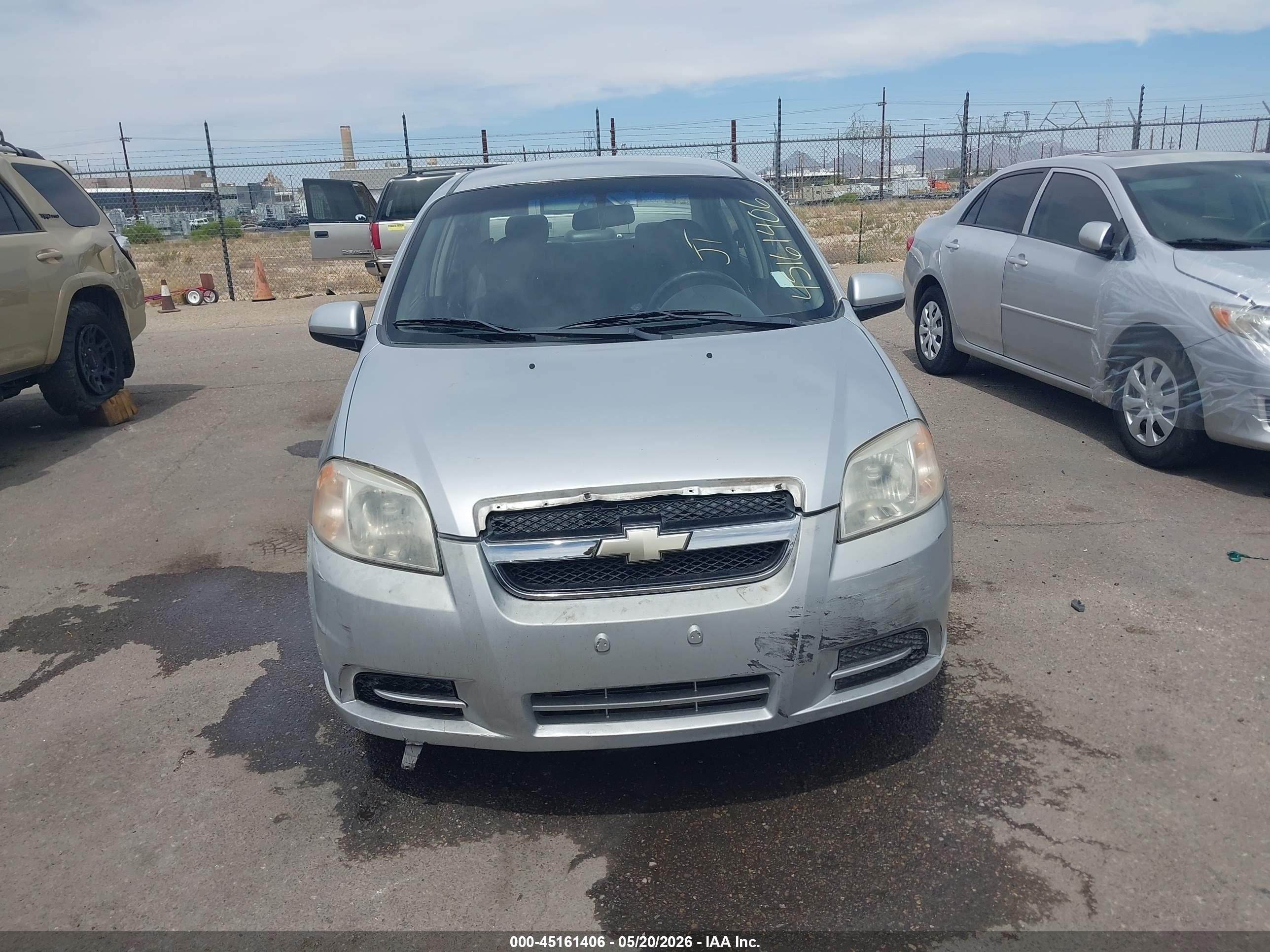 2007 Chevrolet Aveo Ls Silver vin: KL1TD56637B094505