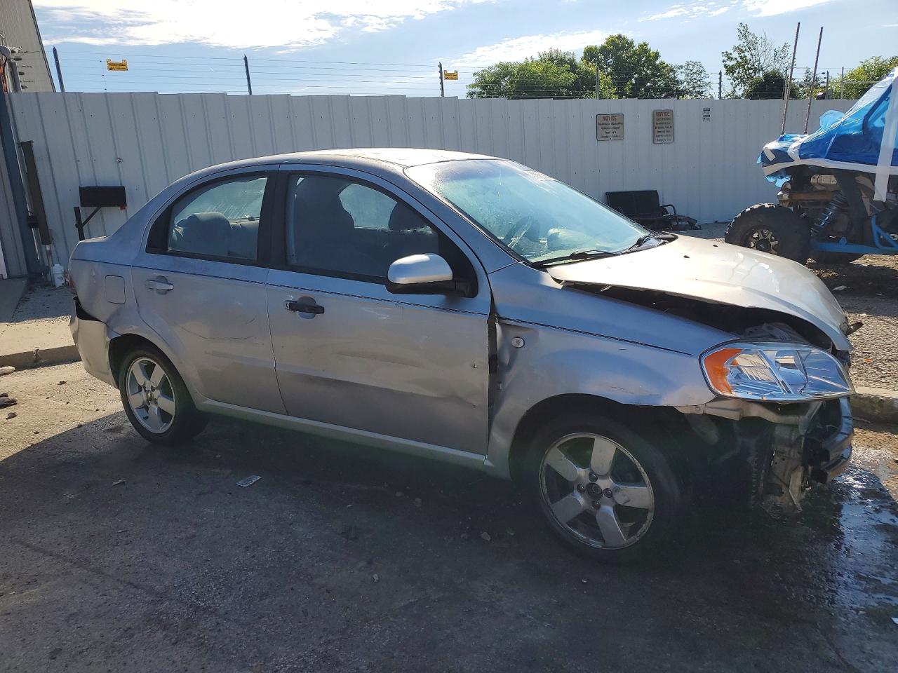 2008 Chevrolet Aveo Base/ls Серебряный vin: KL1TD56638B128718