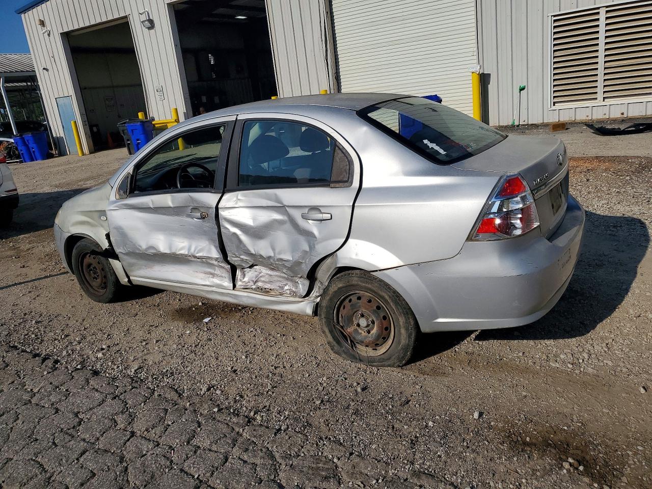 2008 Chevrolet Aveo Base Silver vin: KL1TD56648B003615