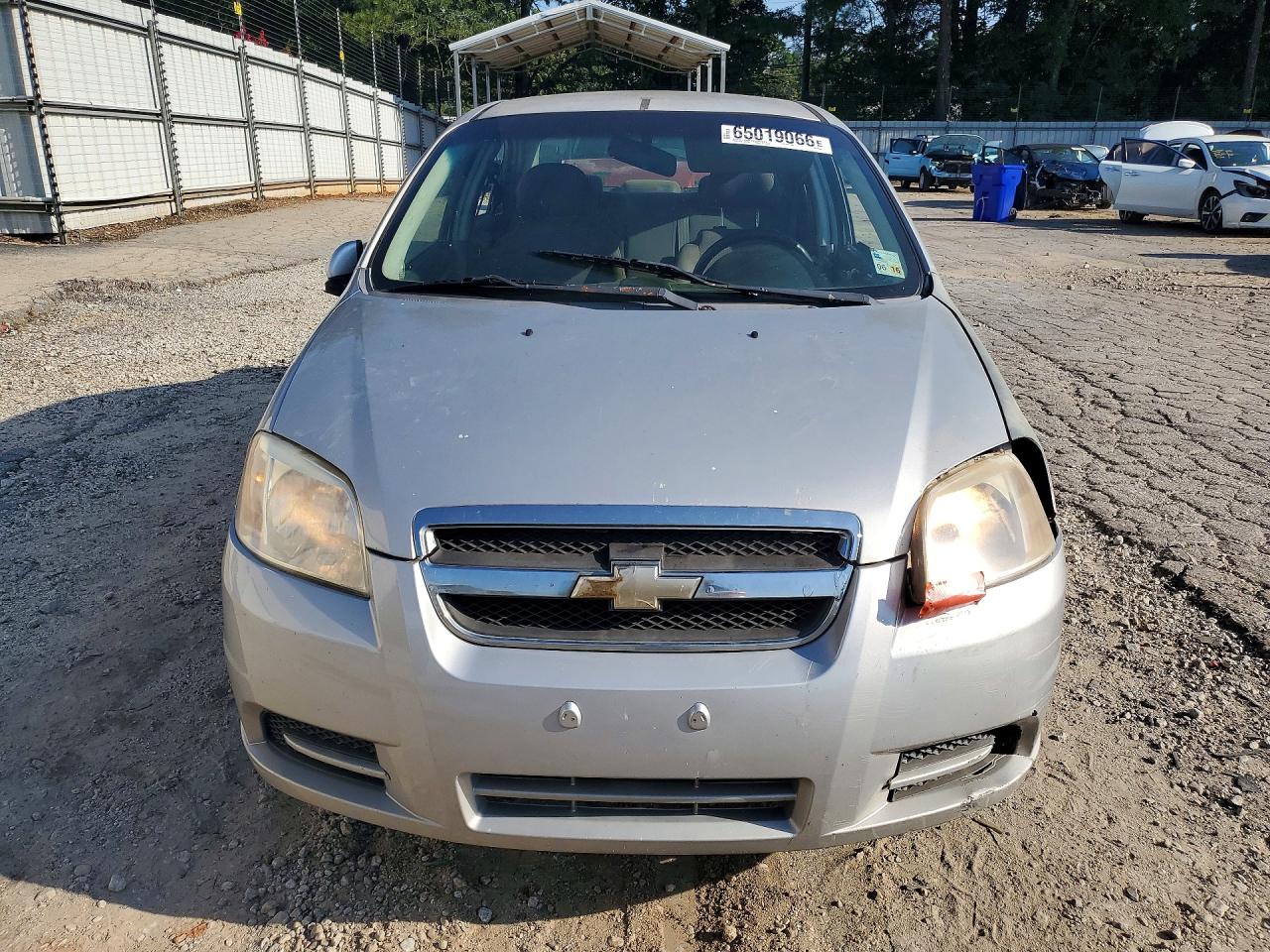 2008 Chevrolet Aveo Base Silver vin: KL1TD56648B003615