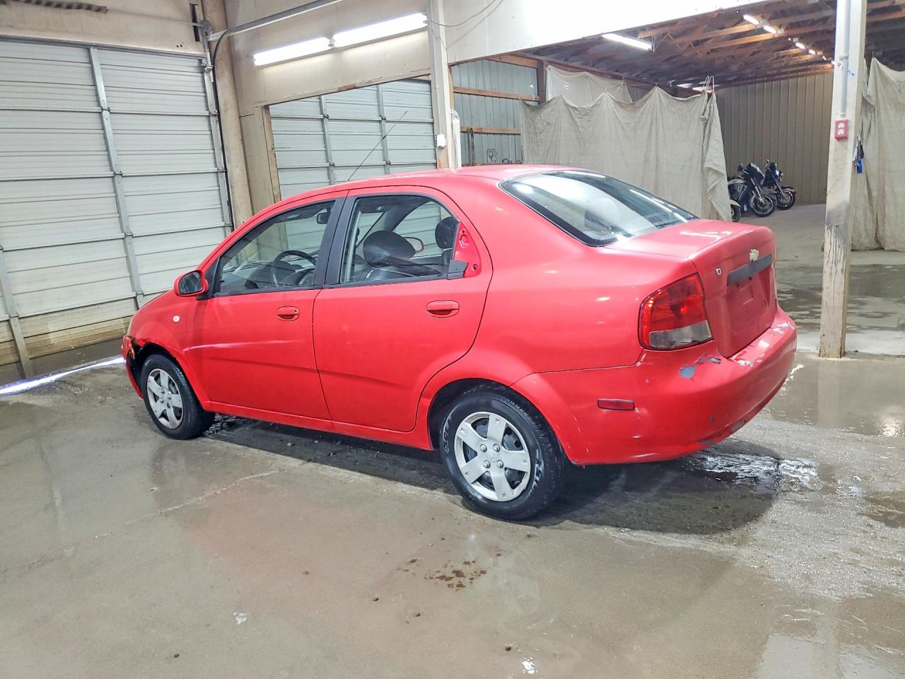2006 Chevrolet Aveo Base/ls Red vin: KL1TD56656B550566