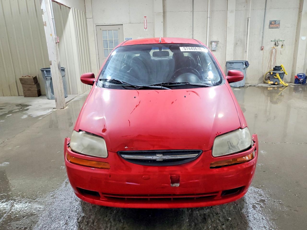 2006 Chevrolet Aveo Base/ls Red vin: KL1TD56656B550566