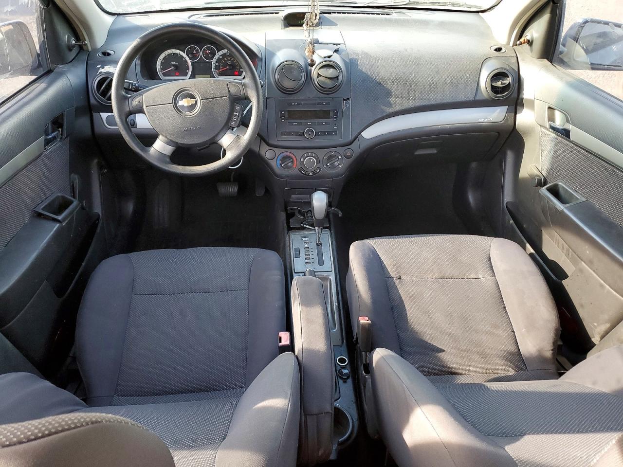 2007 Chevrolet Aveo Base Синий vin: KL1TD56657B040042