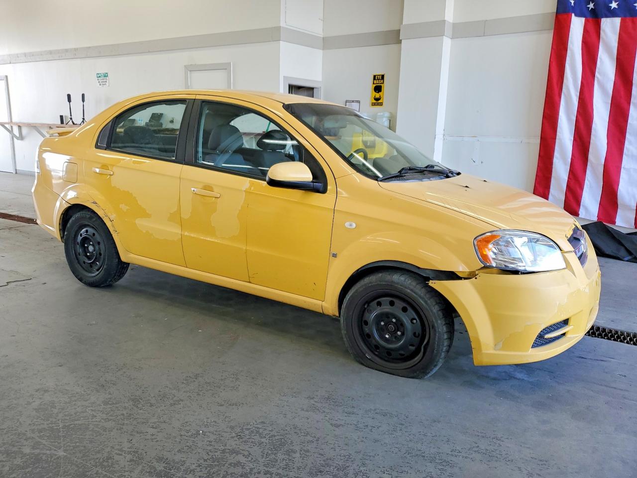 2008 Chevrolet Aveo 4d Ls Yellow vin: KL1TD56658B043072