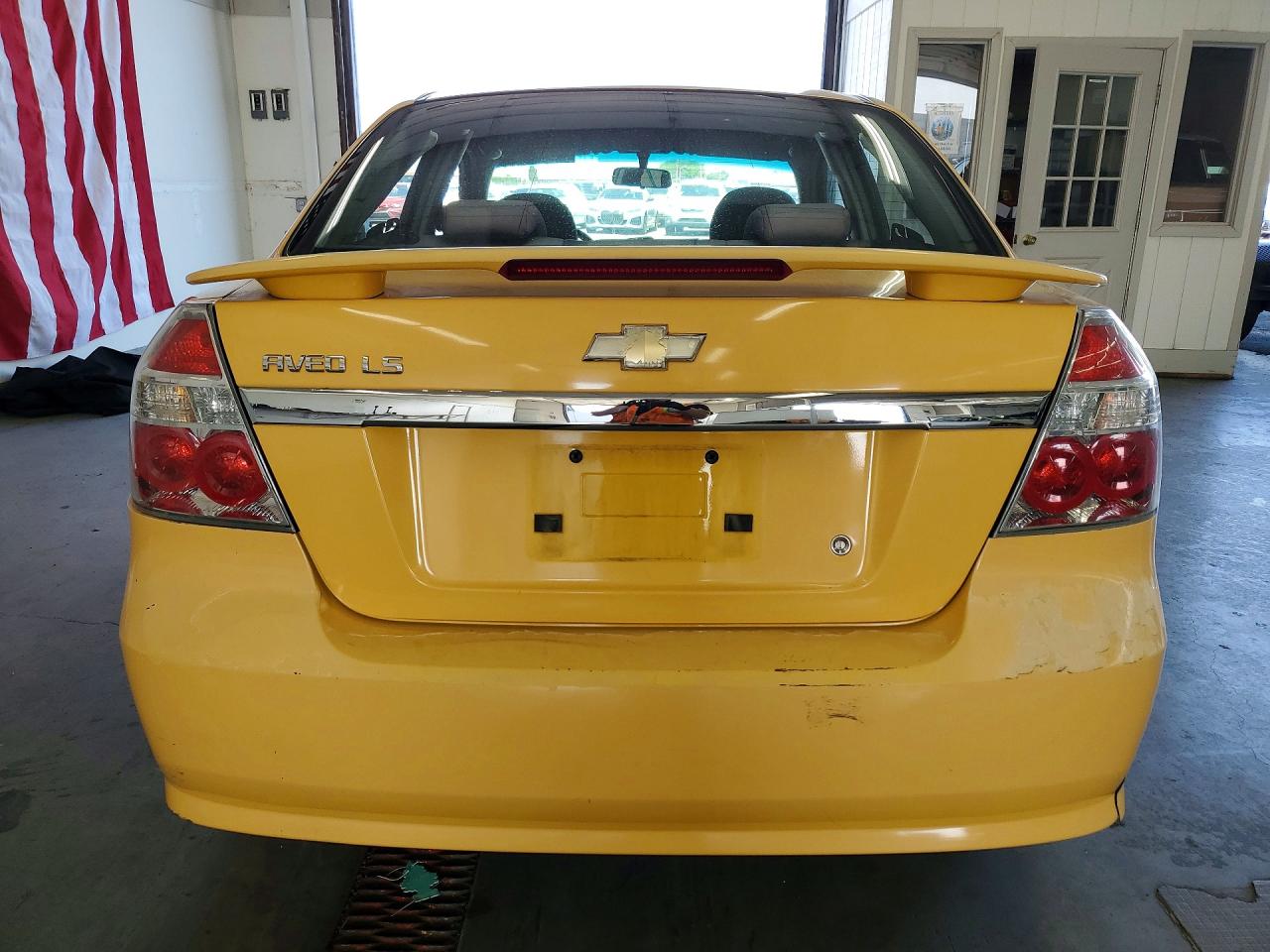 2008 Chevrolet Aveo 4d Ls Yellow vin: KL1TD56658B043072