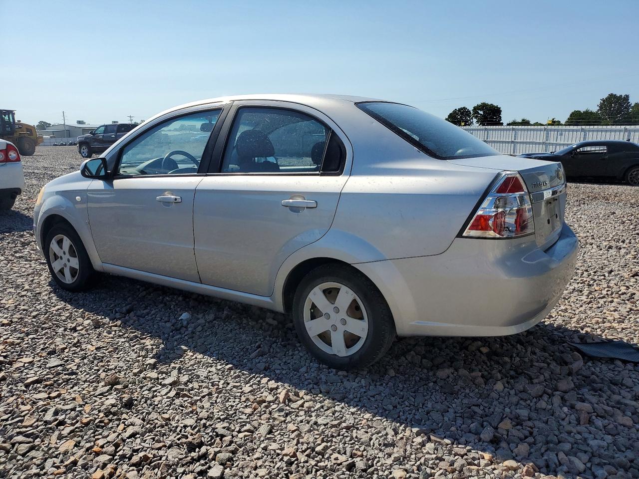 2008 Chevrolet Aveo Base Silver vin: KL1TD56658B061717
