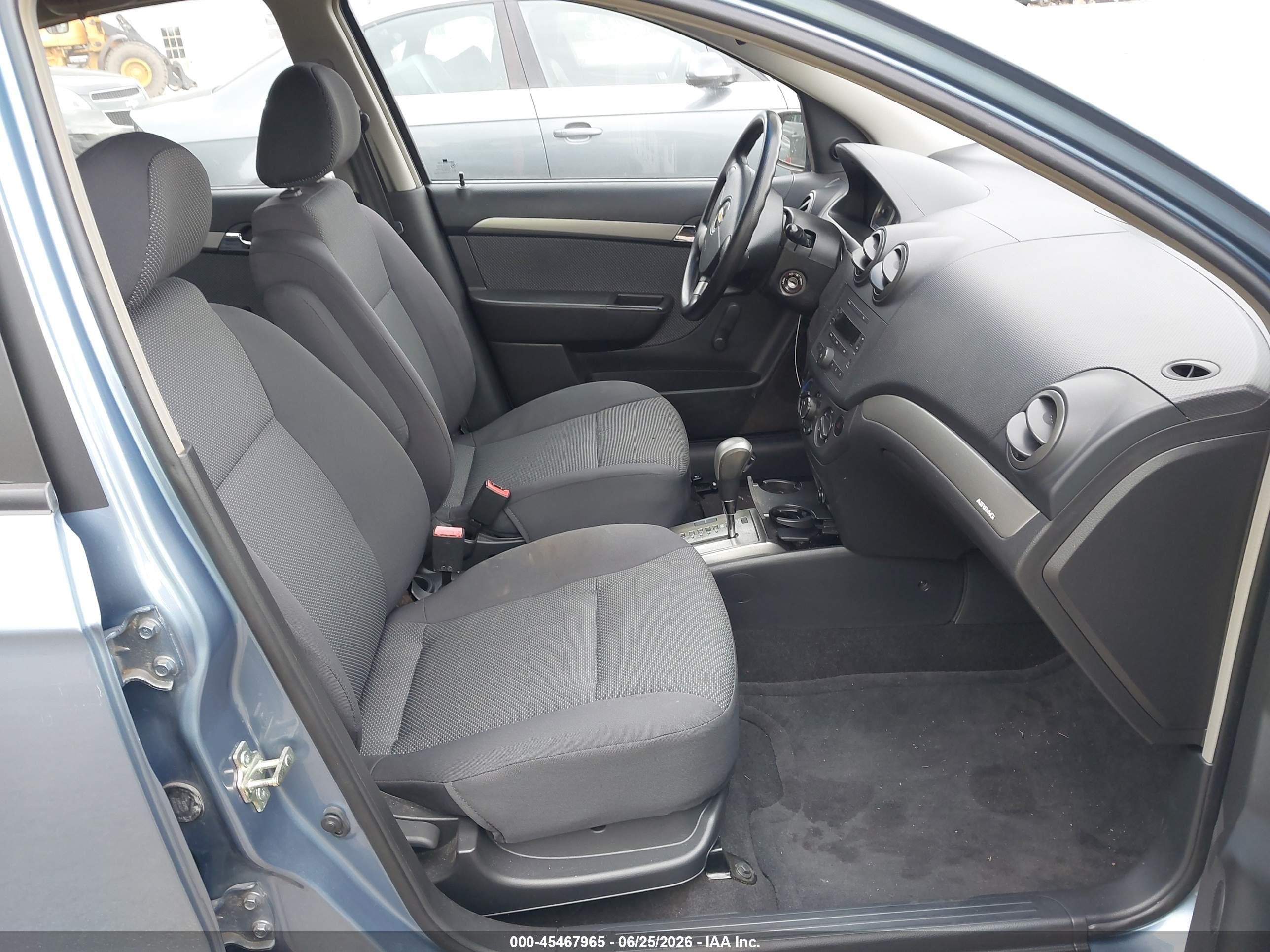 2007 Chevrolet Aveo Ls Blue vin: KL1TD56677B142572