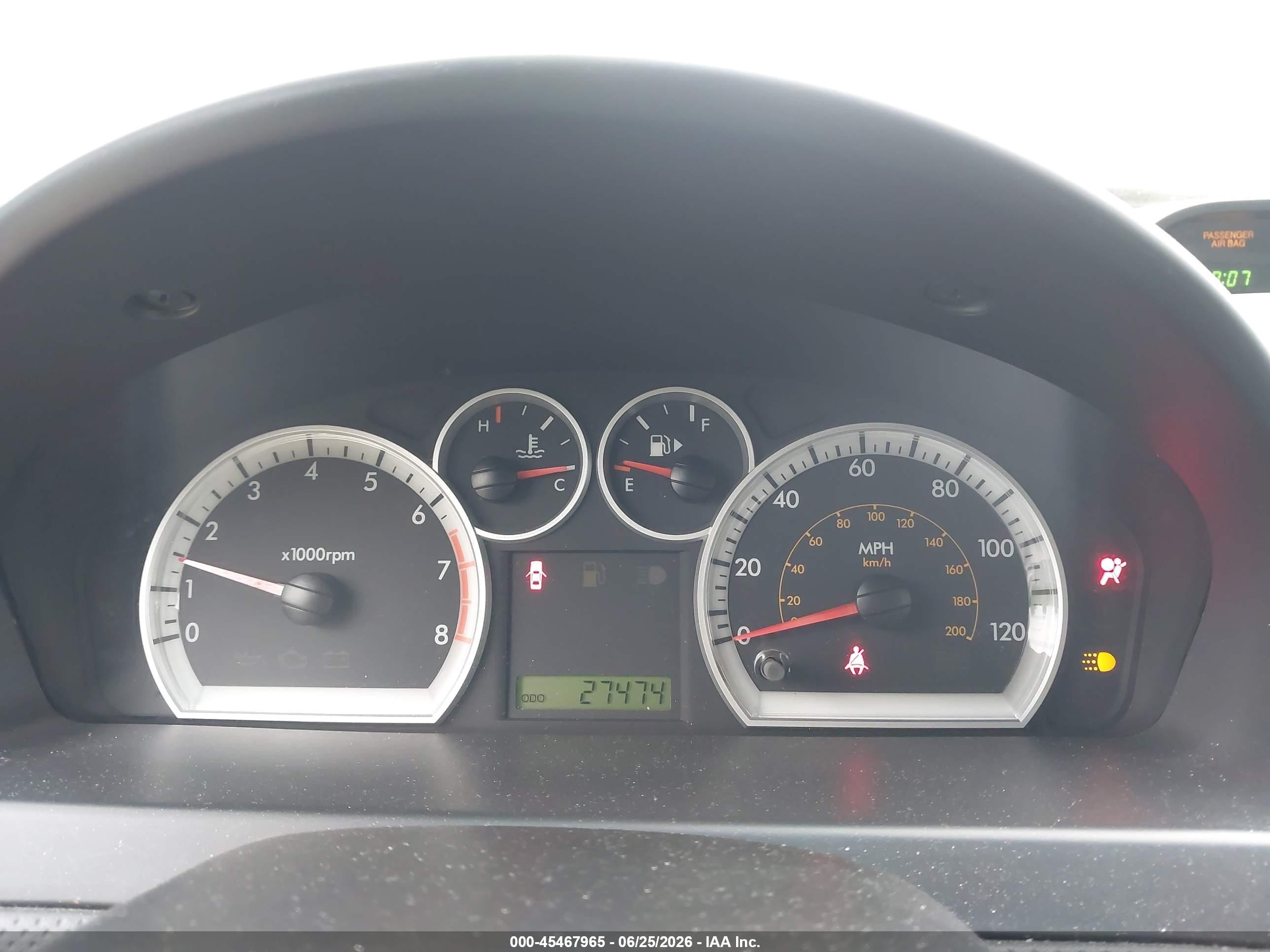 2007 Chevrolet Aveo Ls Blue vin: KL1TD56677B142572