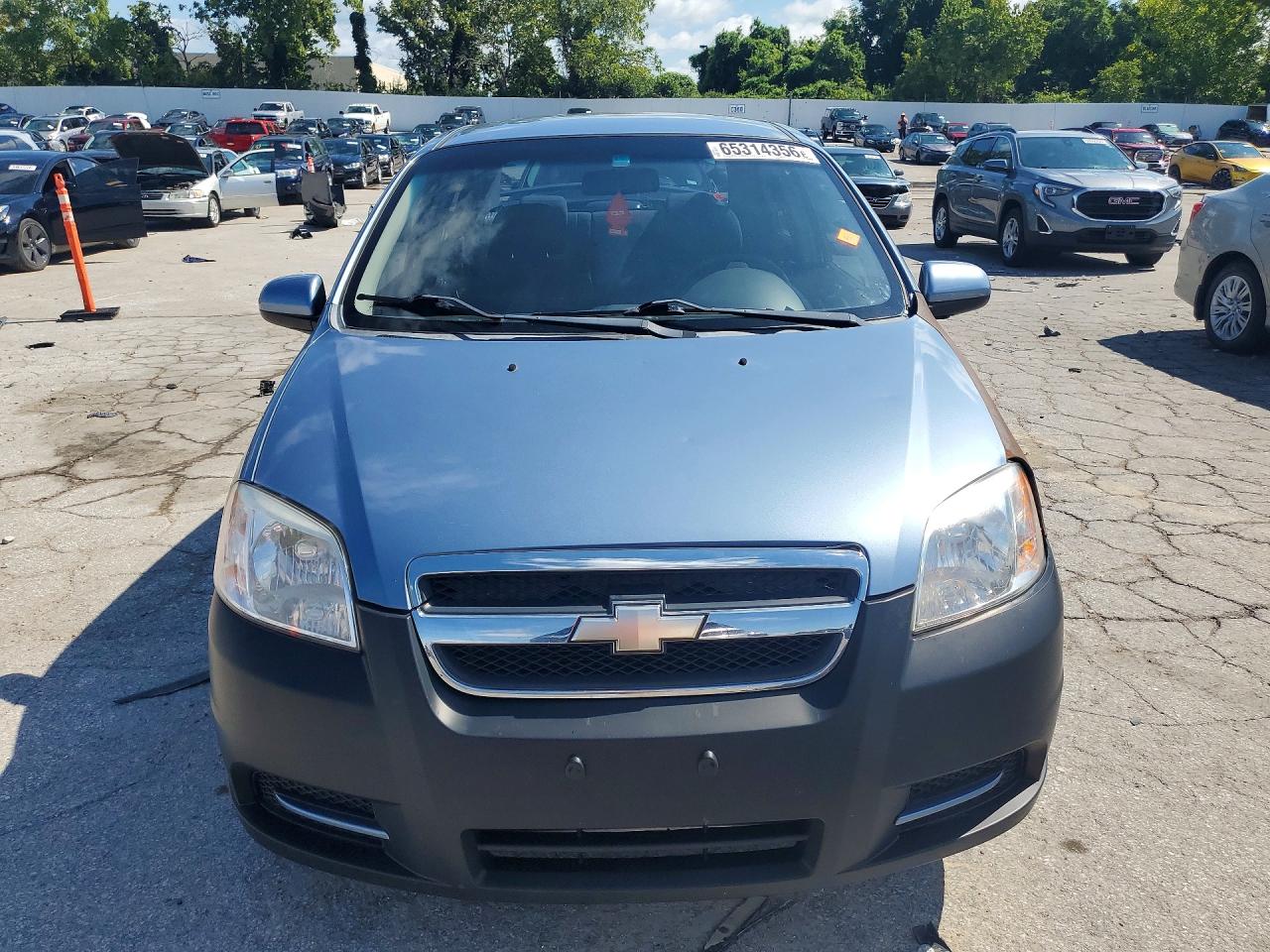 2007 Chevrolet Aveo Base Blue vin: KL1TD56677B180898