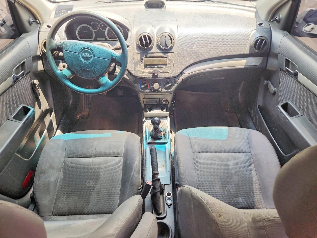 2007 Chevrolet Aveo Base Белый vin: KL1TD56687B115879