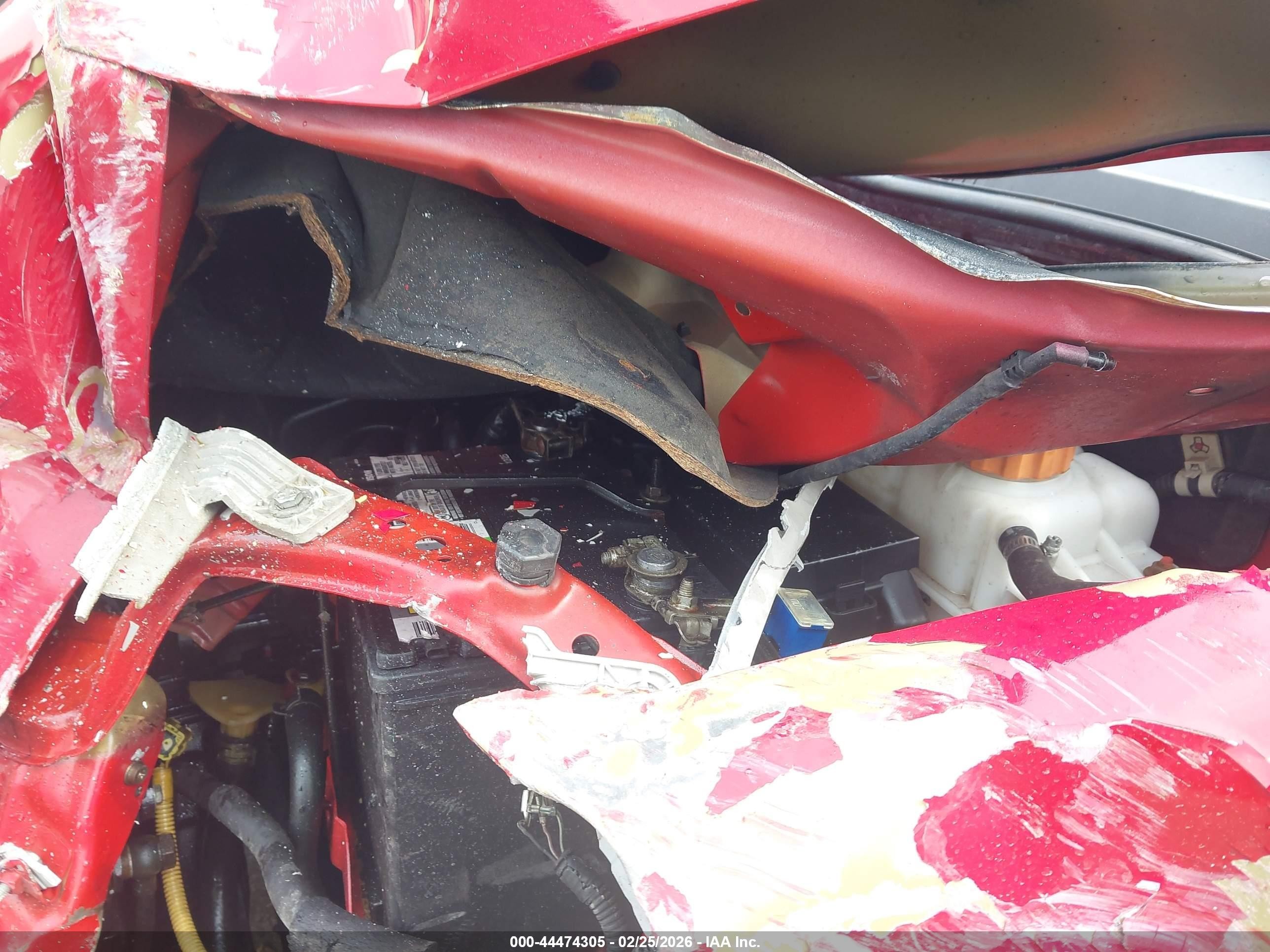 2007 Chevrolet Aveo Ls Red vin: KL1TD566X7B066135