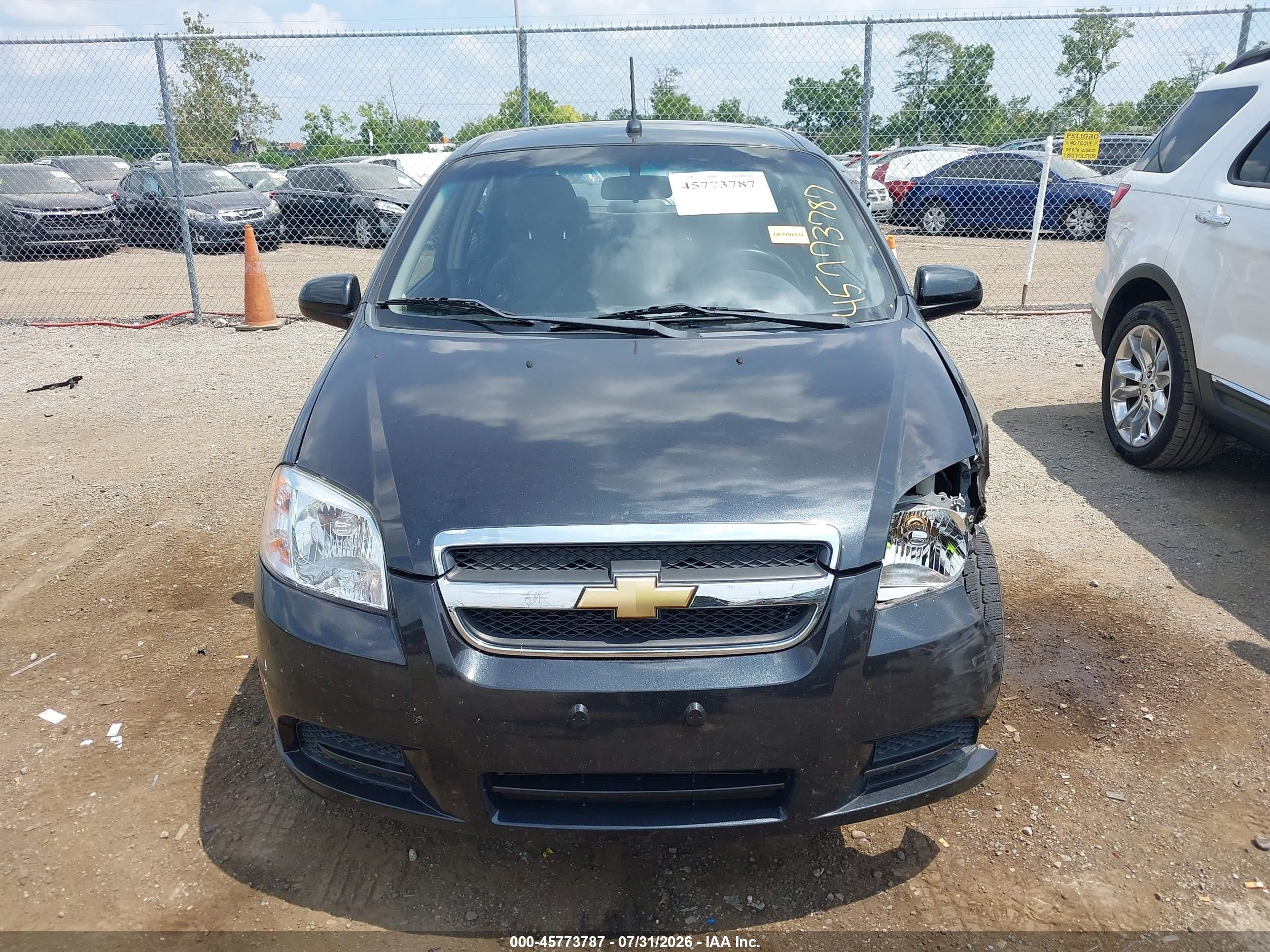 2009 Chevrolet Aveo Lt Black vin: KL1TD56E09B682811