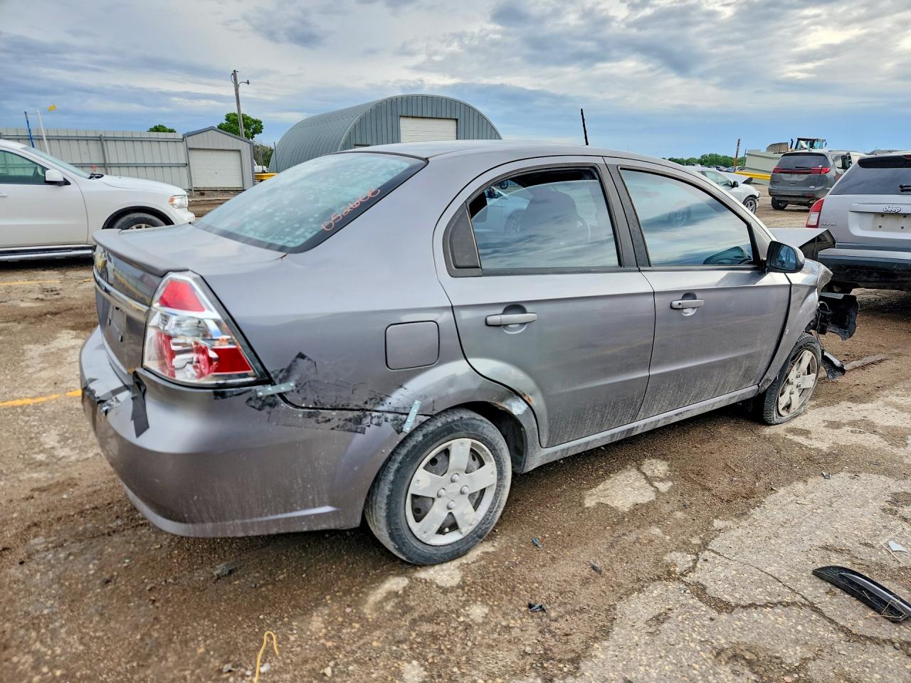 2009 Chevrolet Aveo Ls Серый vin: KL1TD56E69B631748