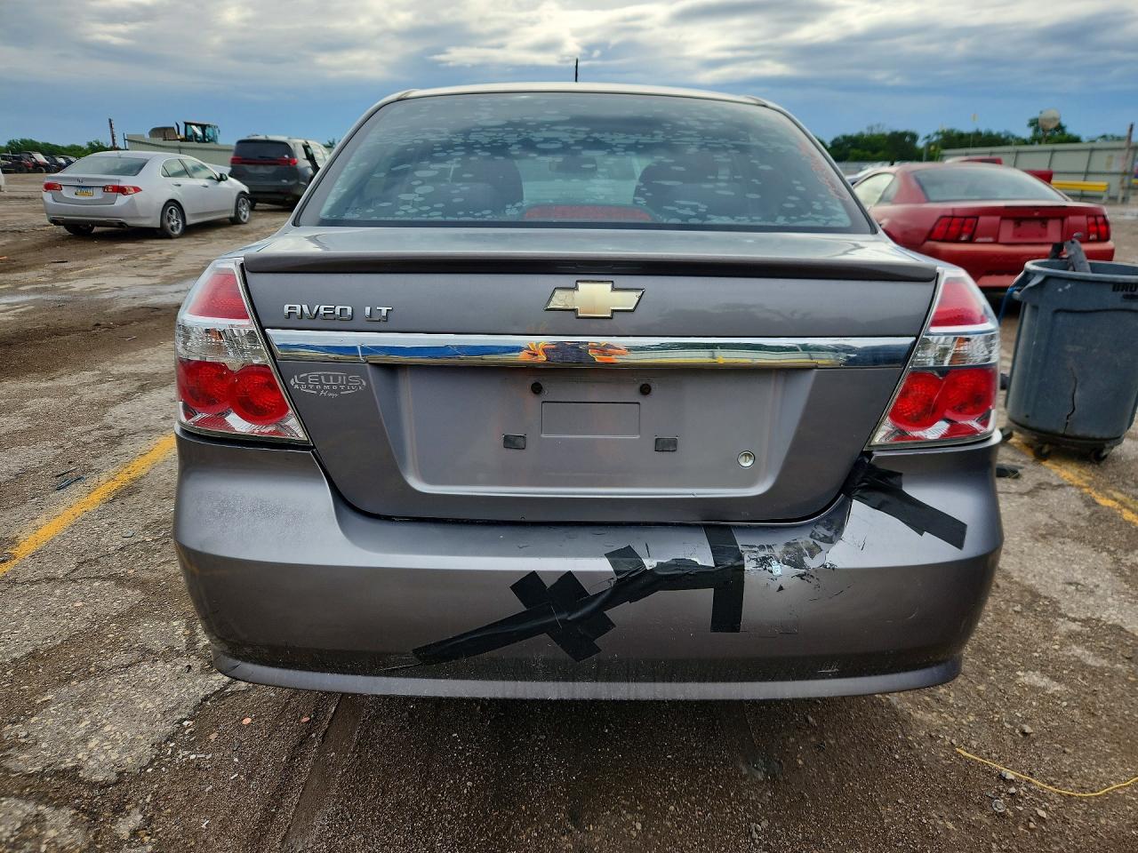 2009 Chevrolet Aveo Ls Серый vin: KL1TD56E69B631748