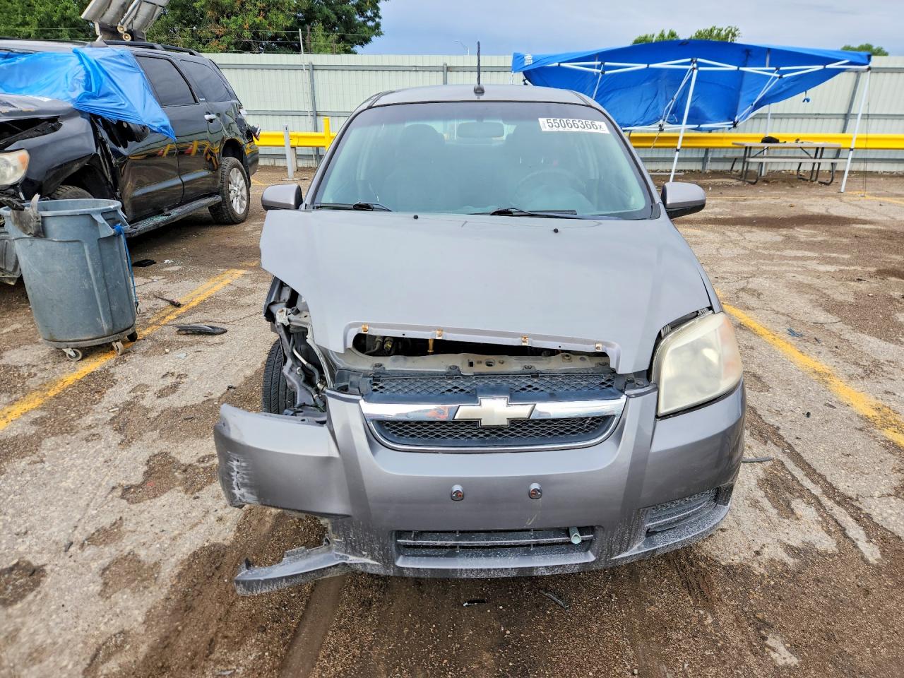 2009 Chevrolet Aveo Ls Серый vin: KL1TD56E69B631748