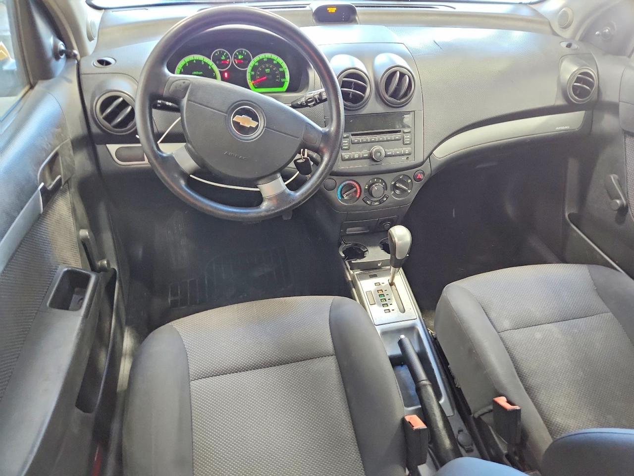 2009 Chevrolet Aveo Ls Yellow vin: KL1TD56E89B361308