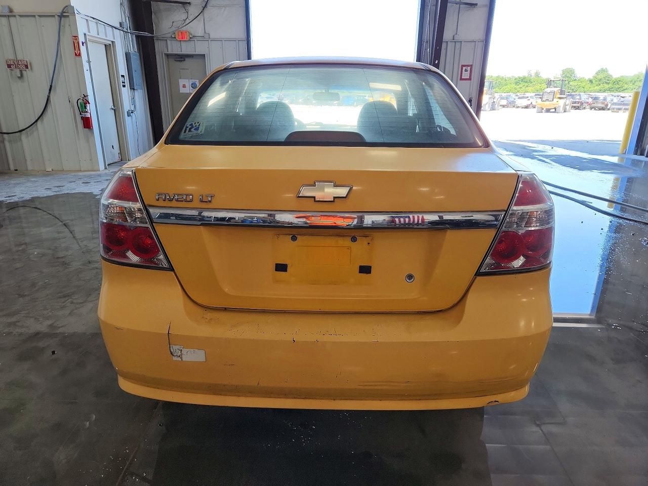 2009 Chevrolet Aveo Ls Yellow vin: KL1TD56E89B361308