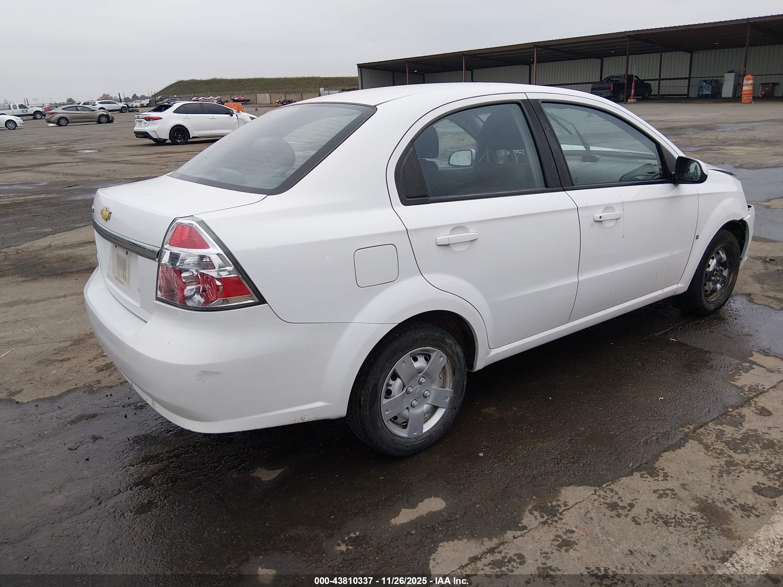 2009 Chevrolet Aveo Lt White vin: KL1TD56EX9B372102