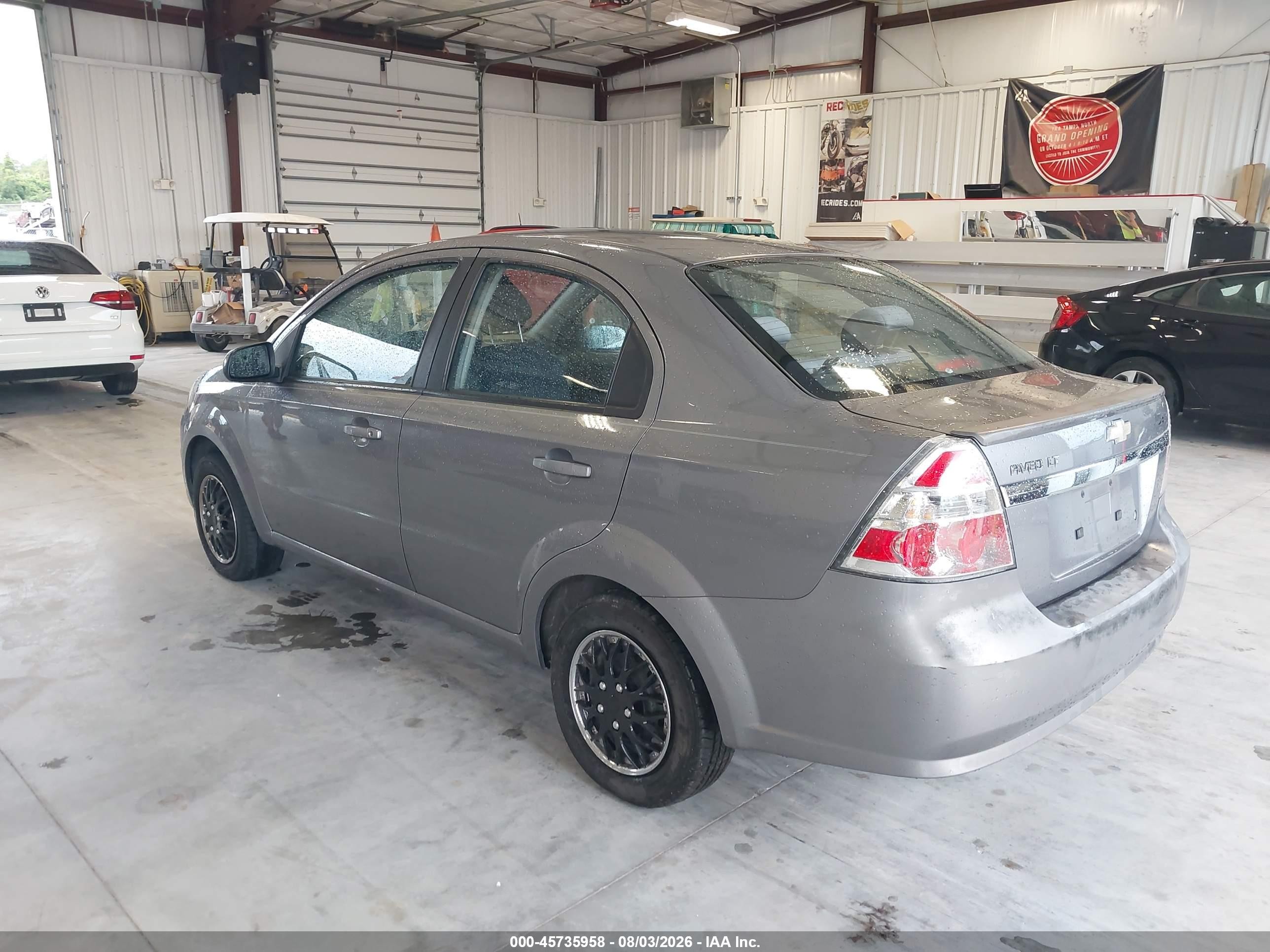 2010 Chevrolet Aveo Lt Gray vin: KL1TD5DE0AB083771