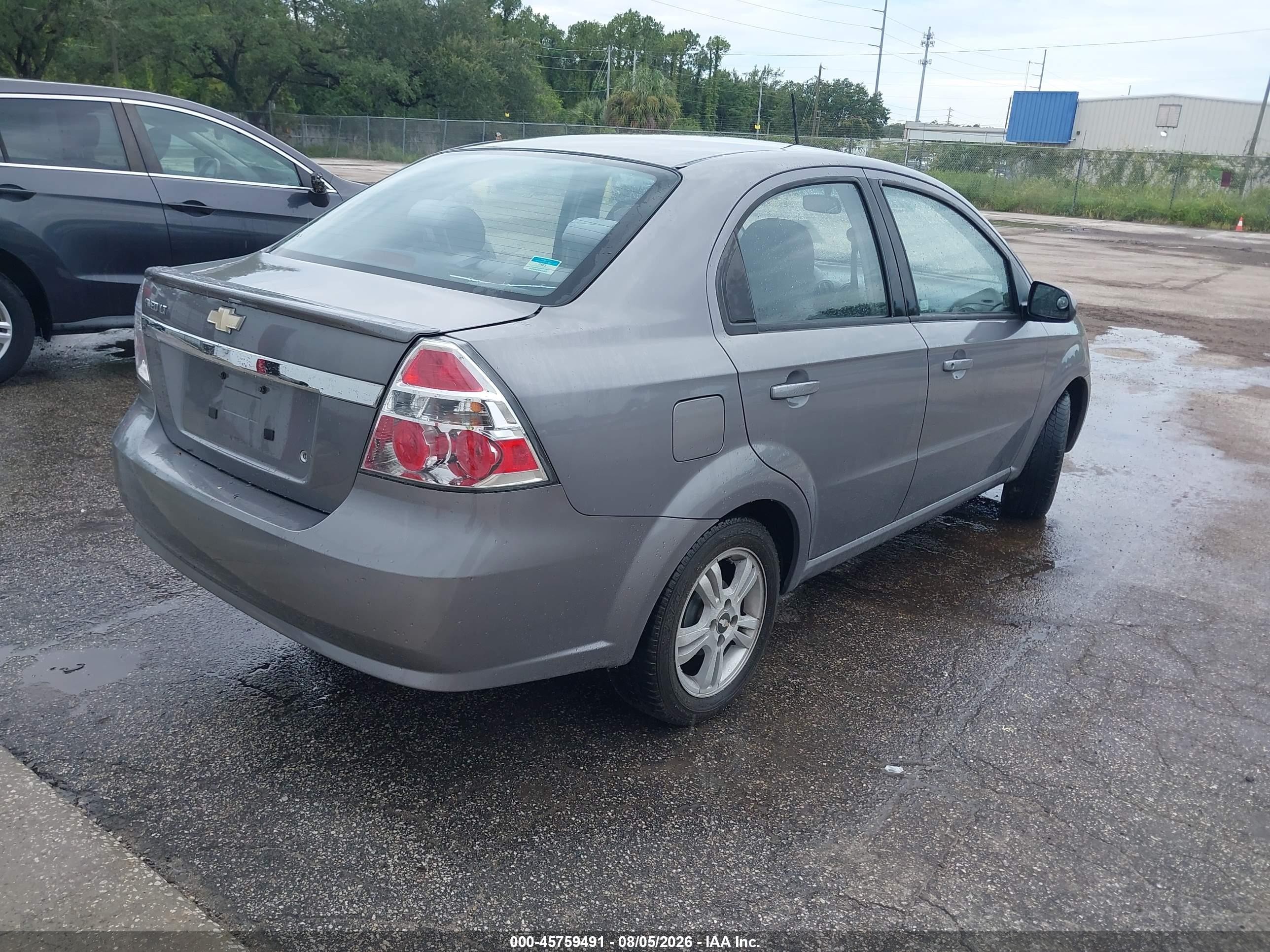 2010 Chevrolet Aveo Lt Gray vin: KL1TD5DE0AB093085
