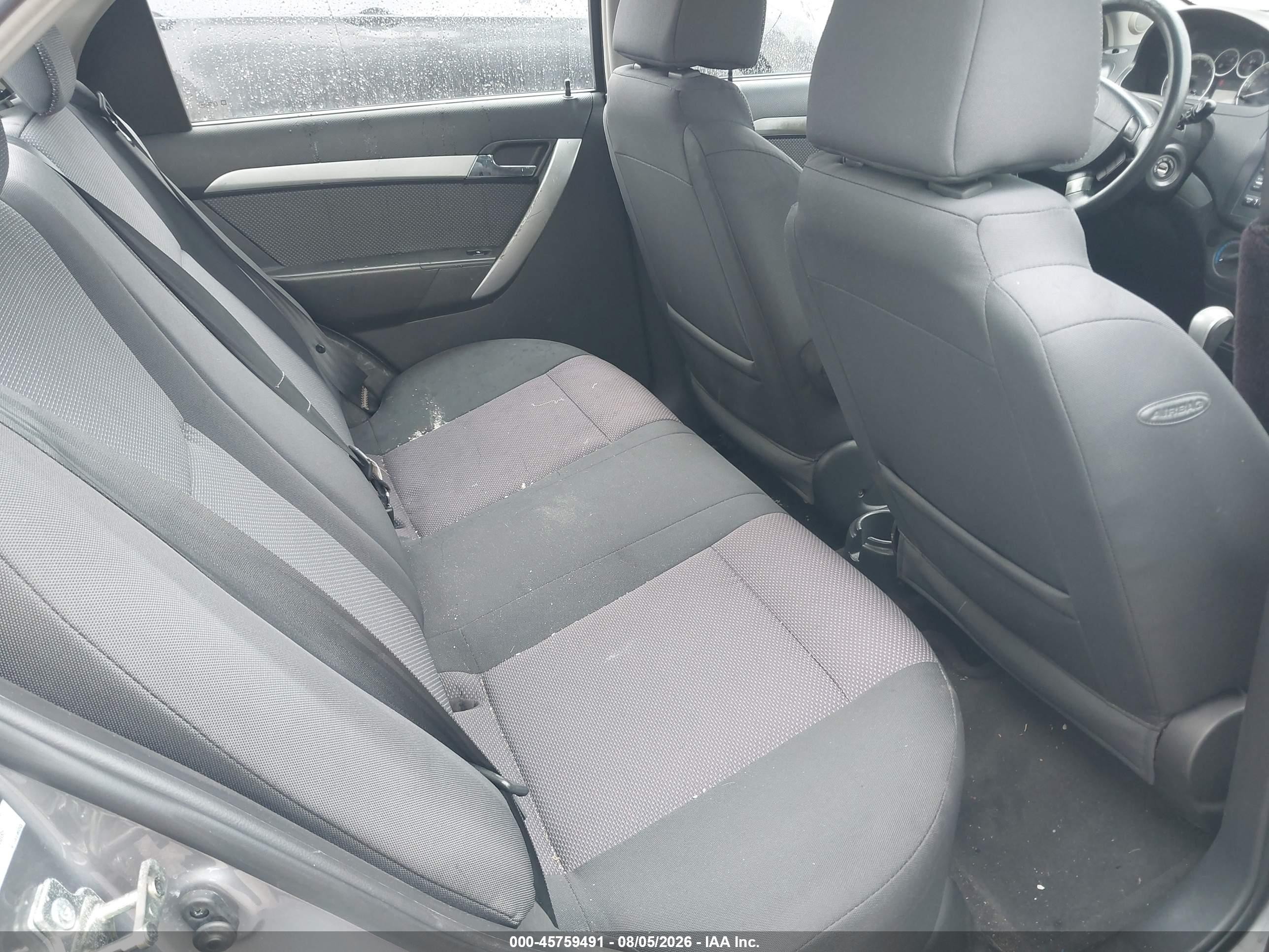 2010 Chevrolet Aveo Lt Gray vin: KL1TD5DE0AB093085