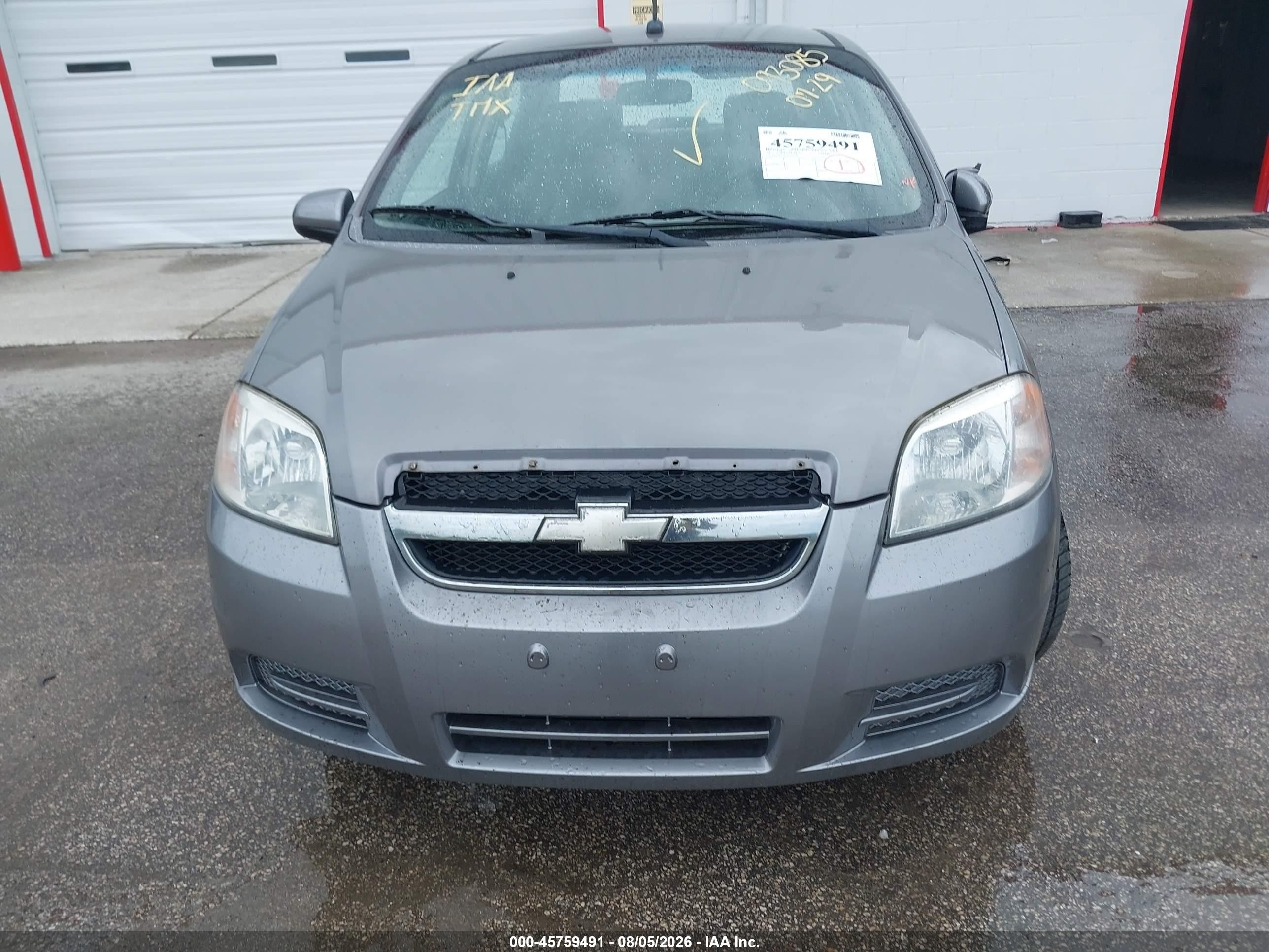 2010 Chevrolet Aveo Lt Gray vin: KL1TD5DE0AB093085