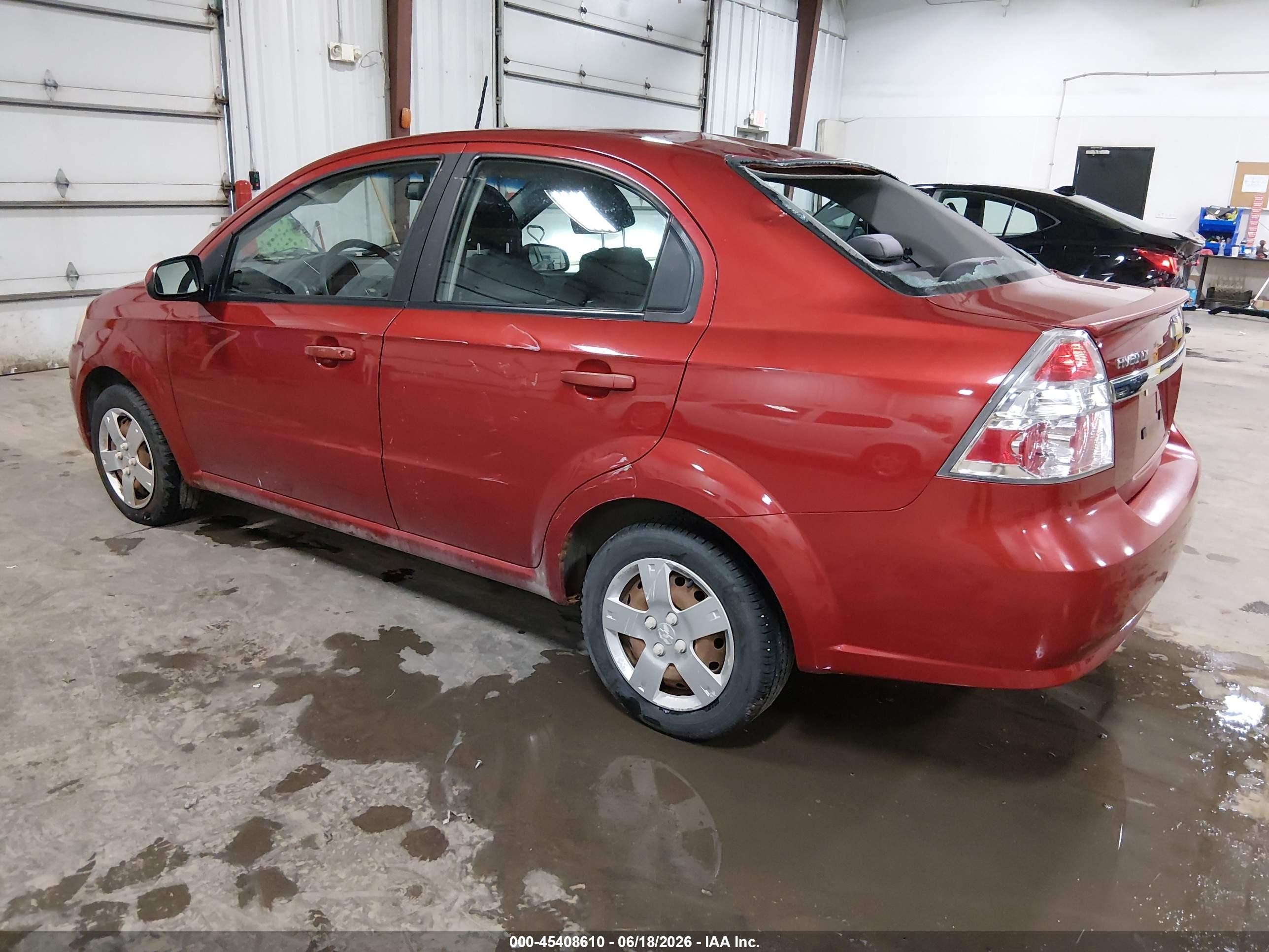 2010 Chevrolet Aveo Lt Red vin: KL1TD5DE1AB131228