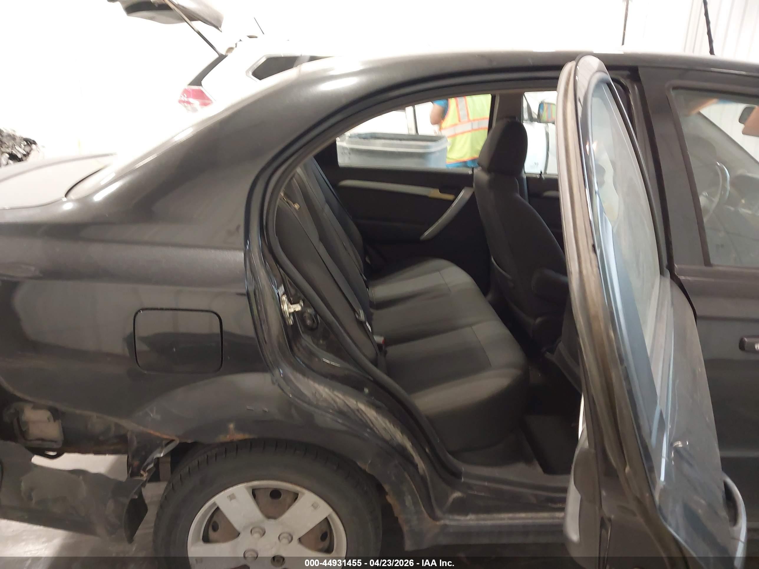2010 Chevrolet Aveo Lt Black vin: KL1TD5DE2AB126393