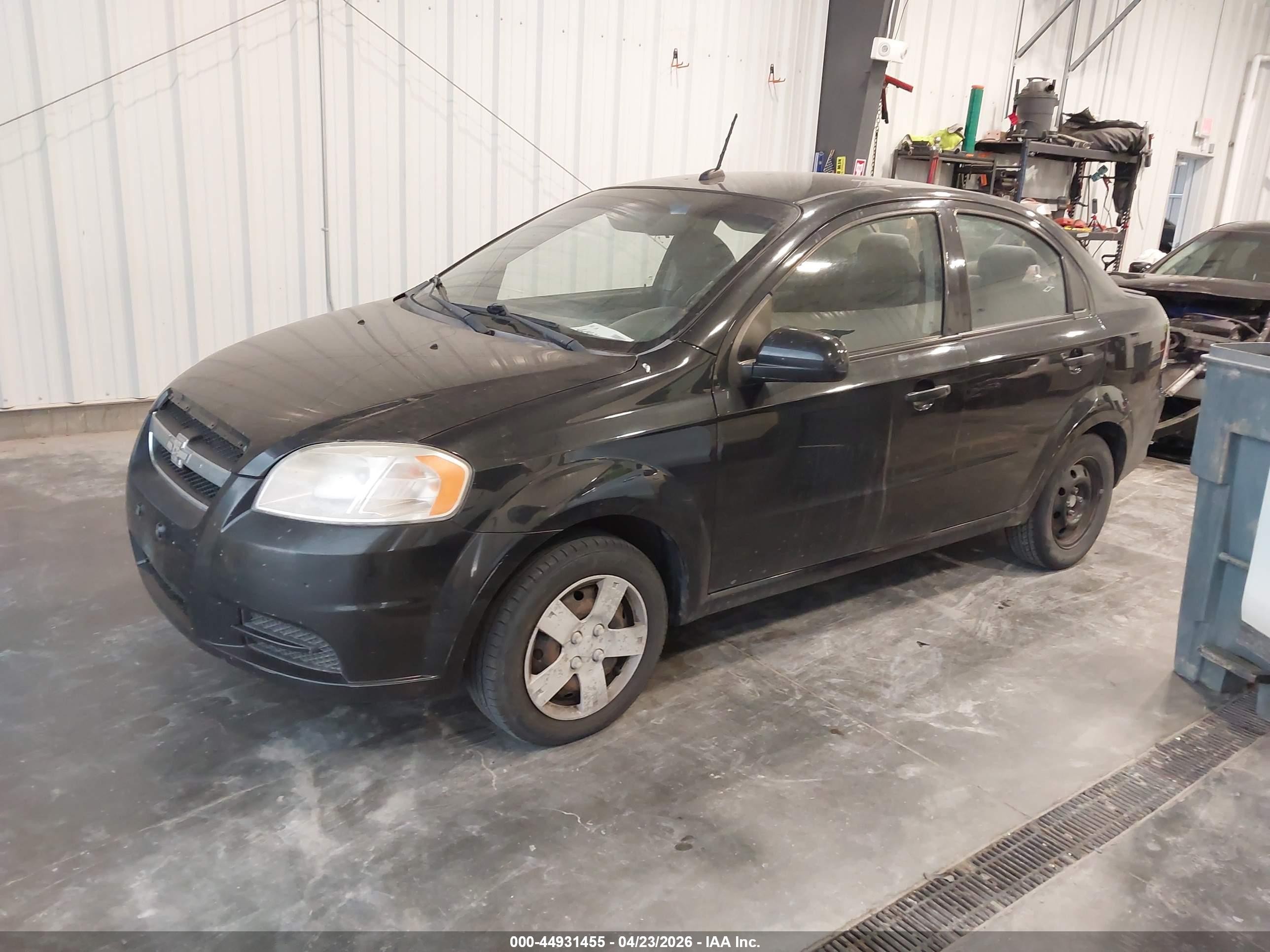 2010 Chevrolet Aveo Lt Black vin: KL1TD5DE2AB126393