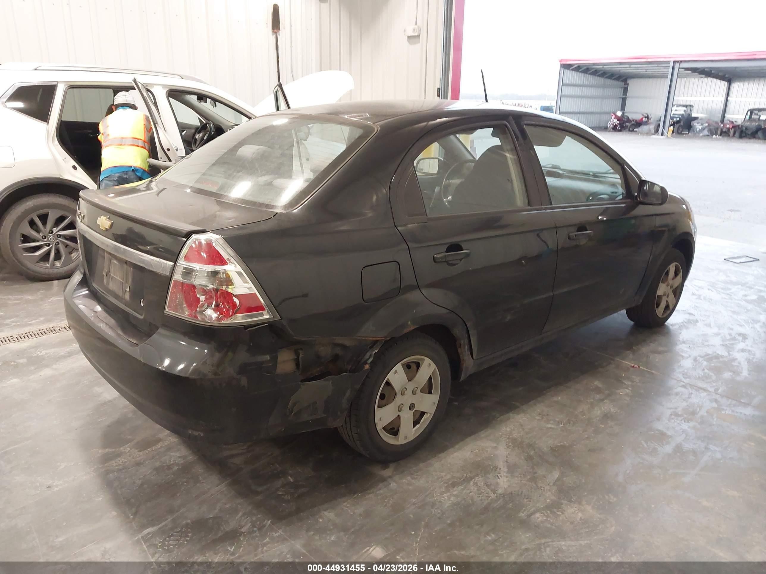 2010 Chevrolet Aveo Lt Black vin: KL1TD5DE2AB126393