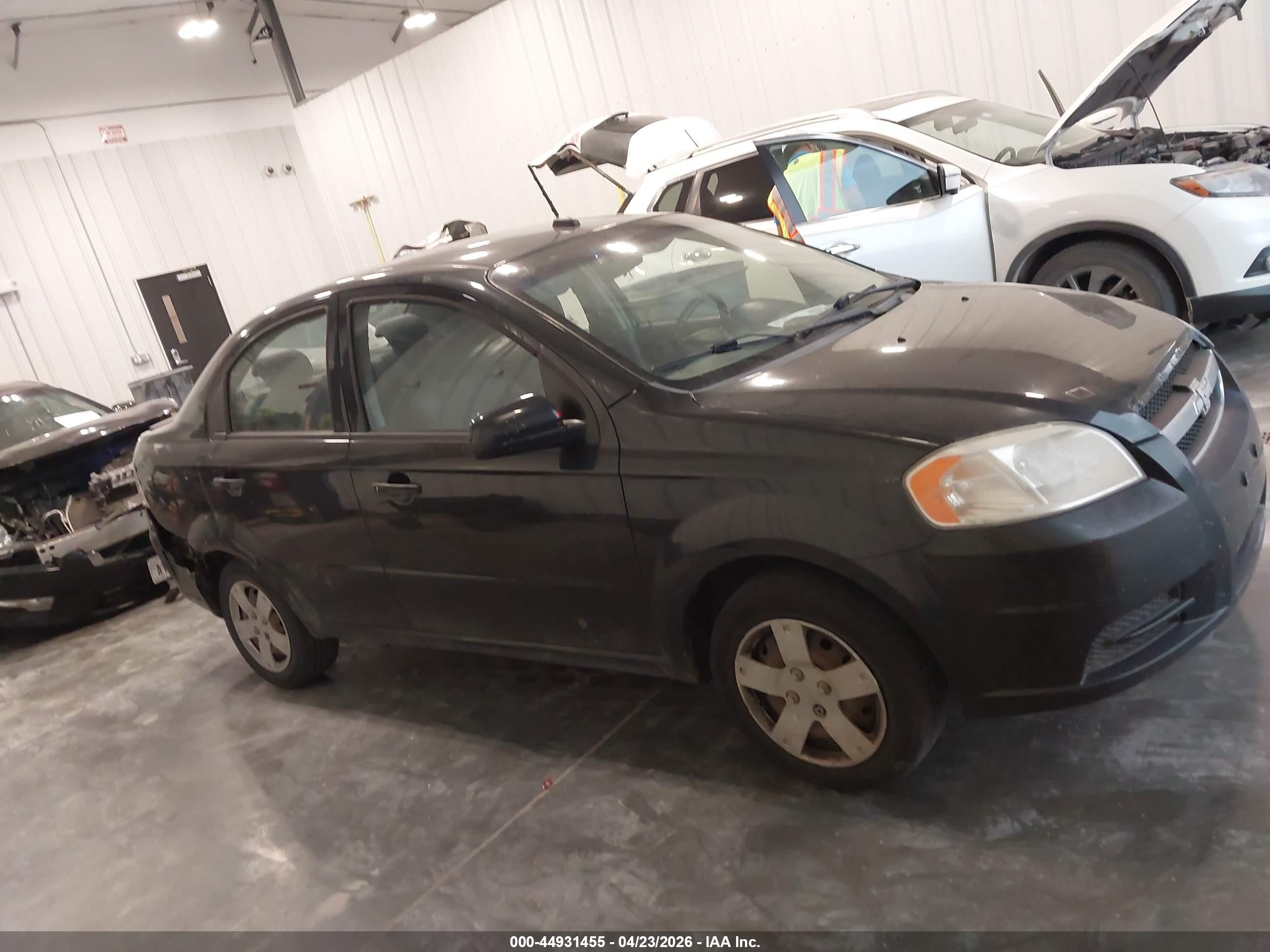 2010 Chevrolet Aveo Lt Black vin: KL1TD5DE2AB126393