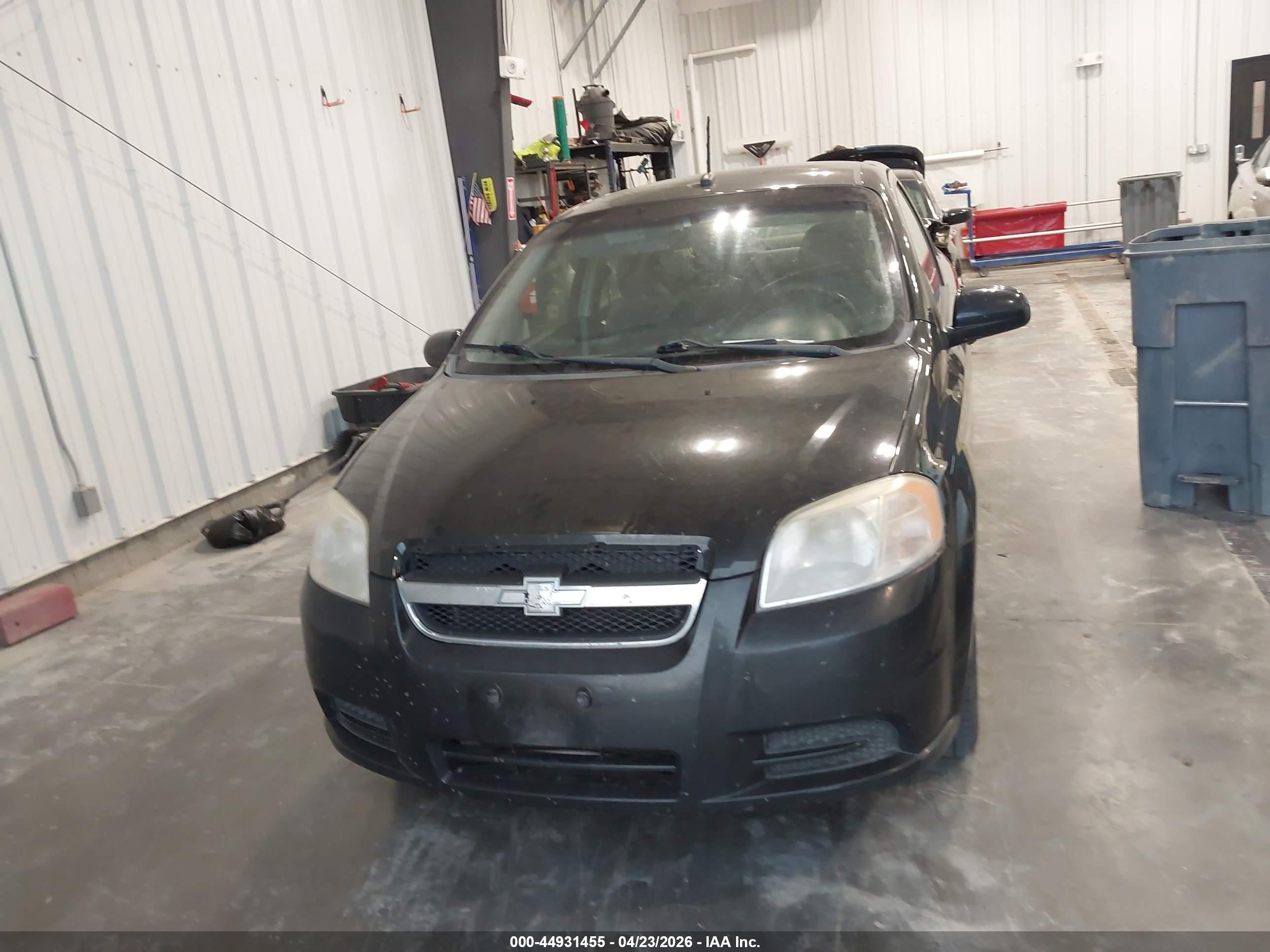 2010 Chevrolet Aveo Lt Black vin: KL1TD5DE2AB126393