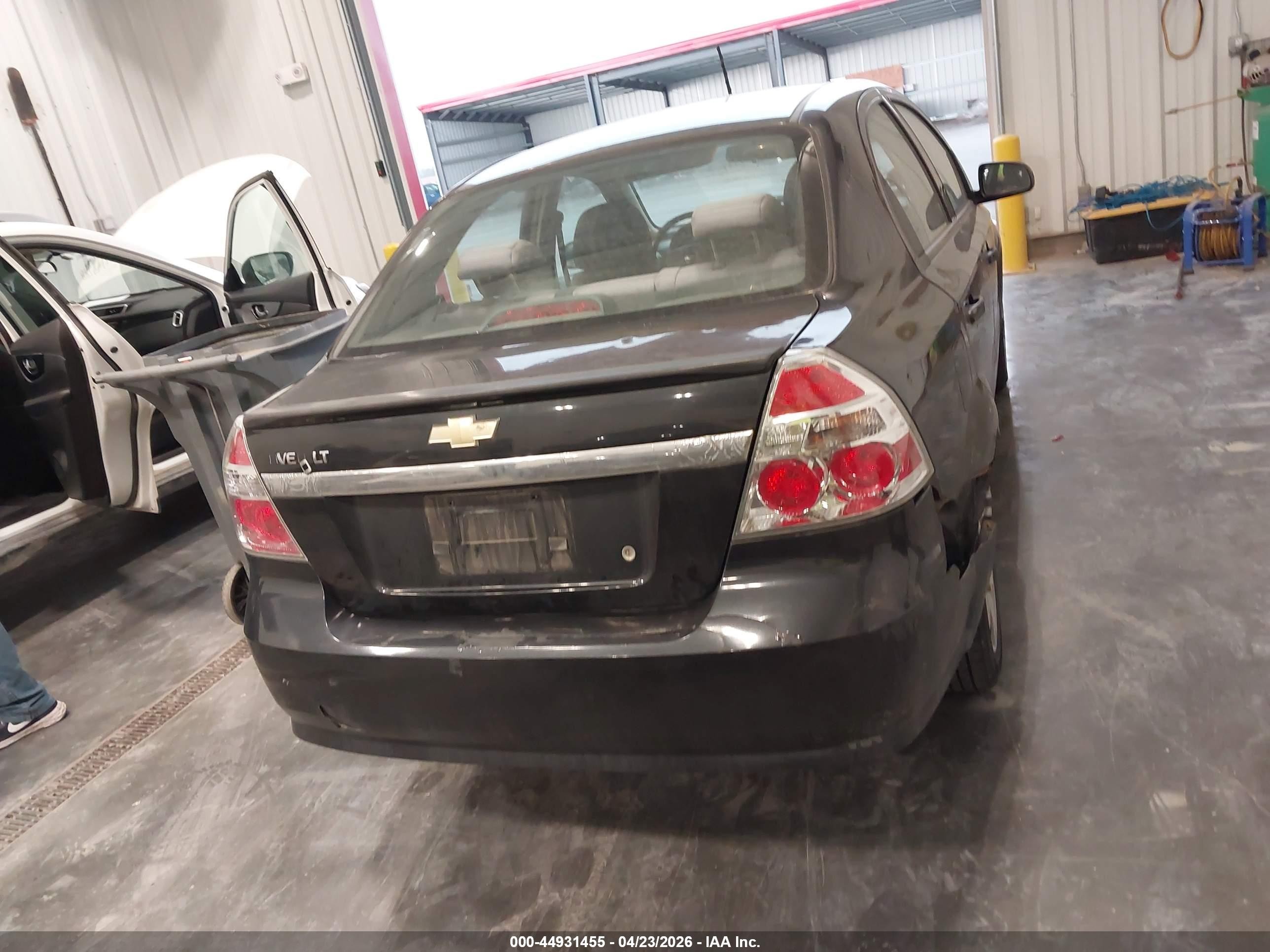 2010 Chevrolet Aveo Lt Black vin: KL1TD5DE2AB126393