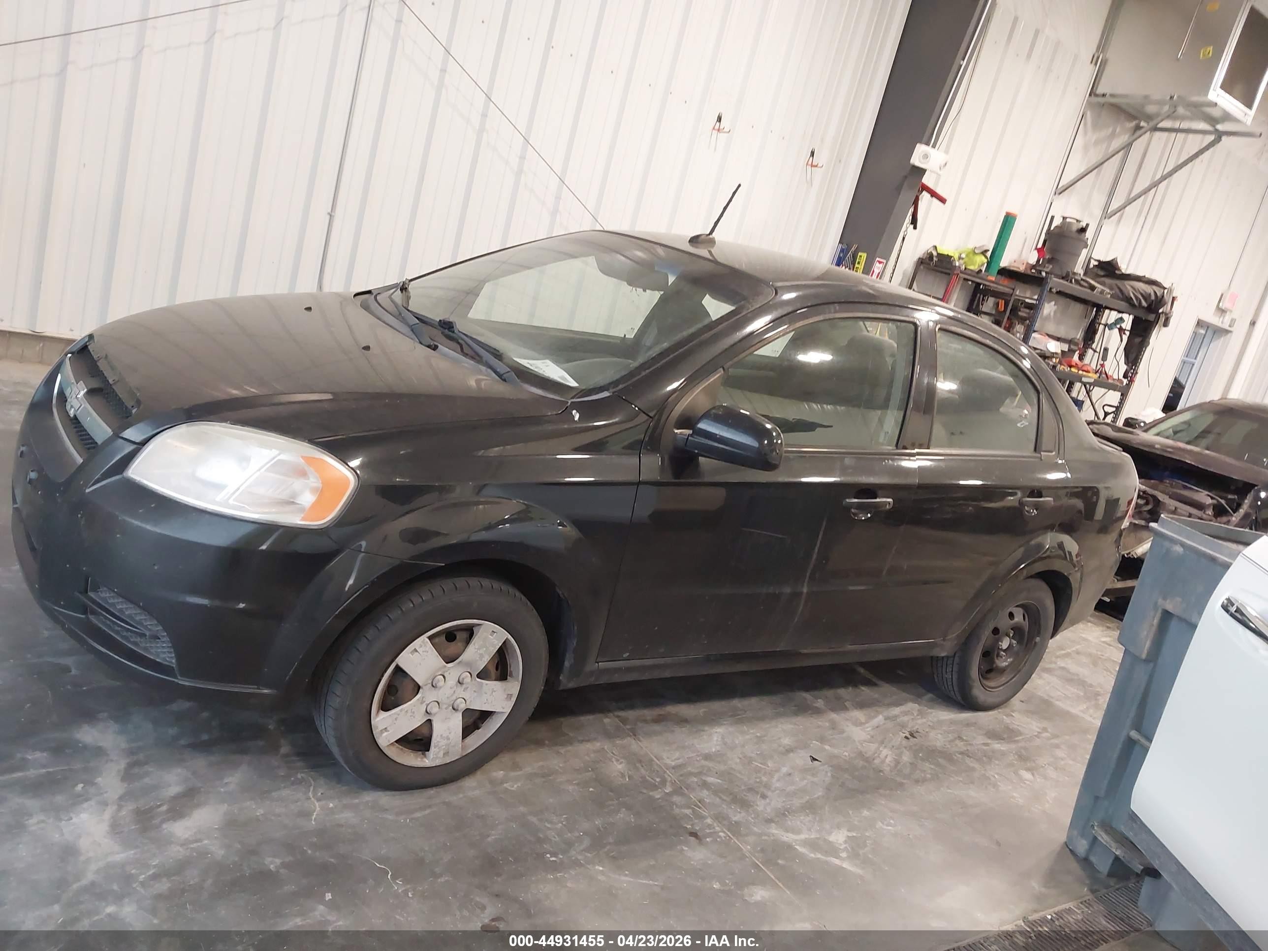 2010 Chevrolet Aveo Lt Black vin: KL1TD5DE2AB126393