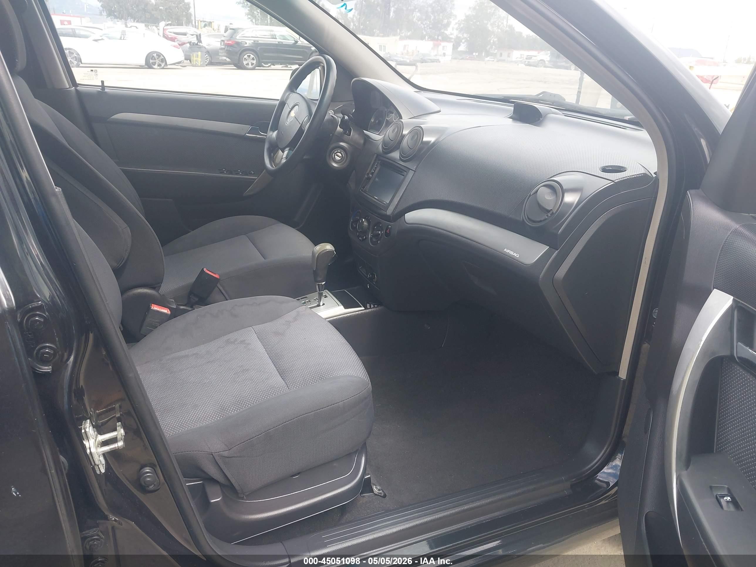 2010 Chevrolet Aveo Lt Черный vin: KL1TD5DE3AB072540