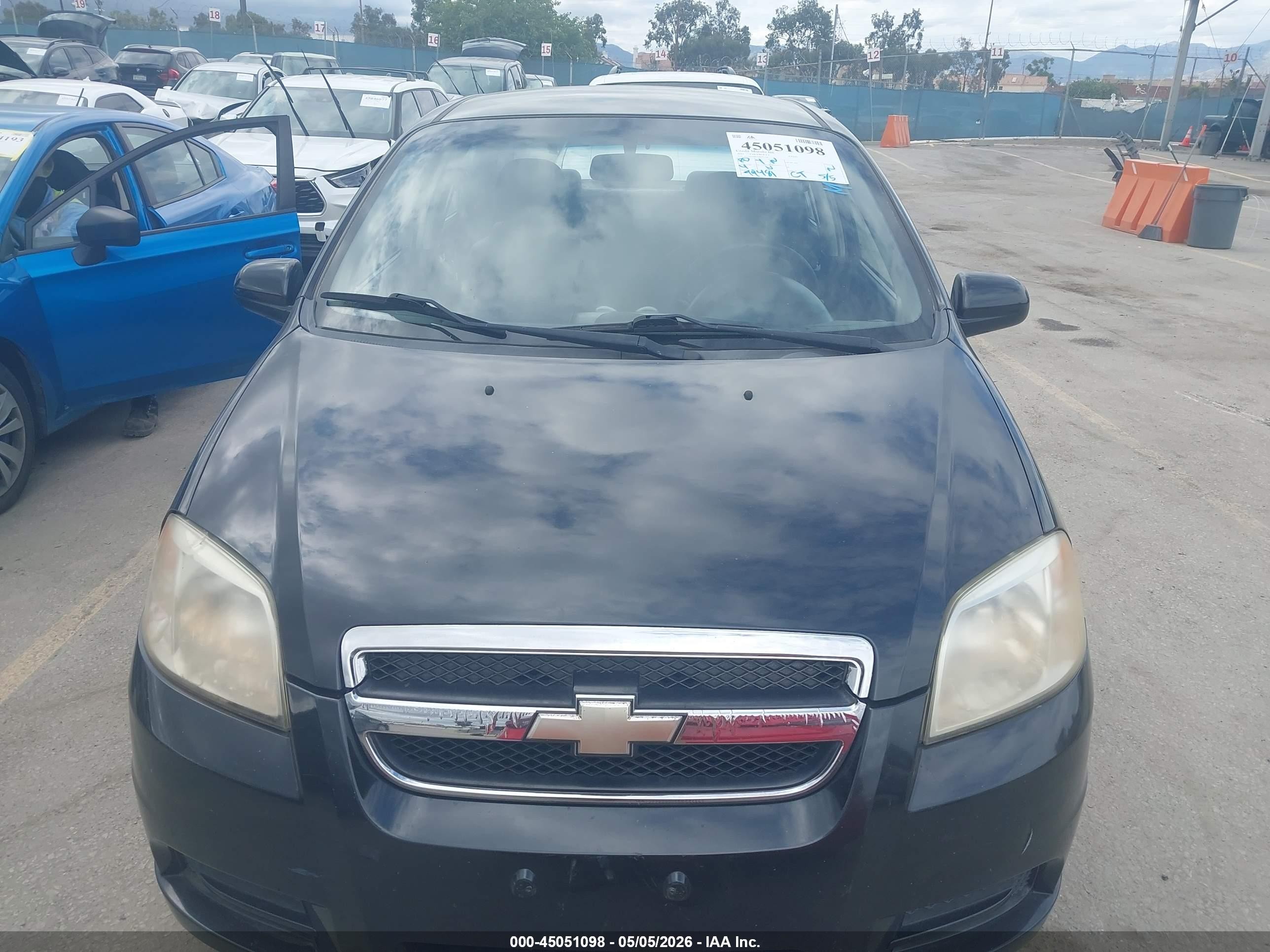 2010 Chevrolet Aveo Lt Черный vin: KL1TD5DE3AB072540