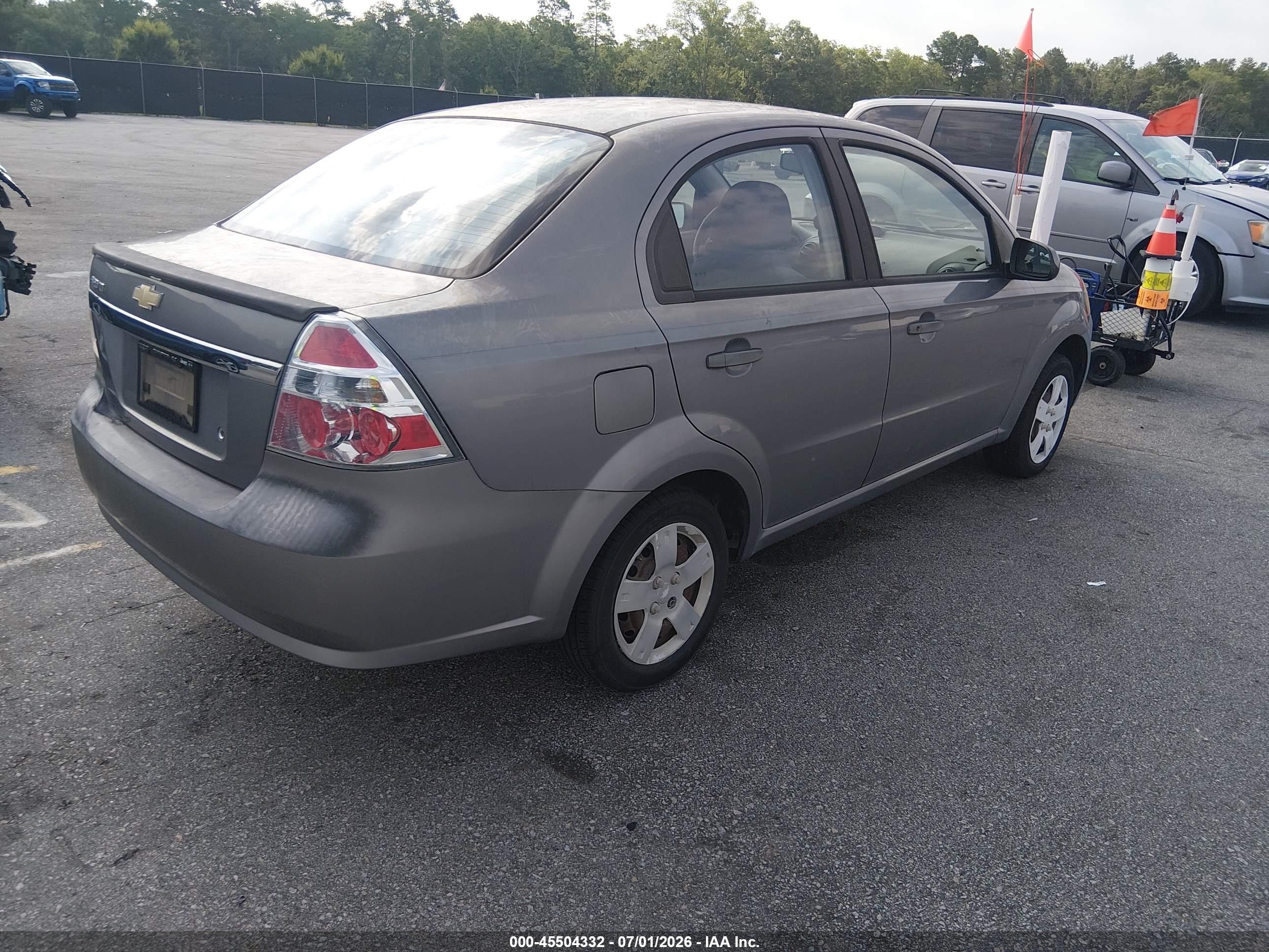 2010 Chevrolet Aveo Lt Серый vin: KL1TD5DE3AB086101