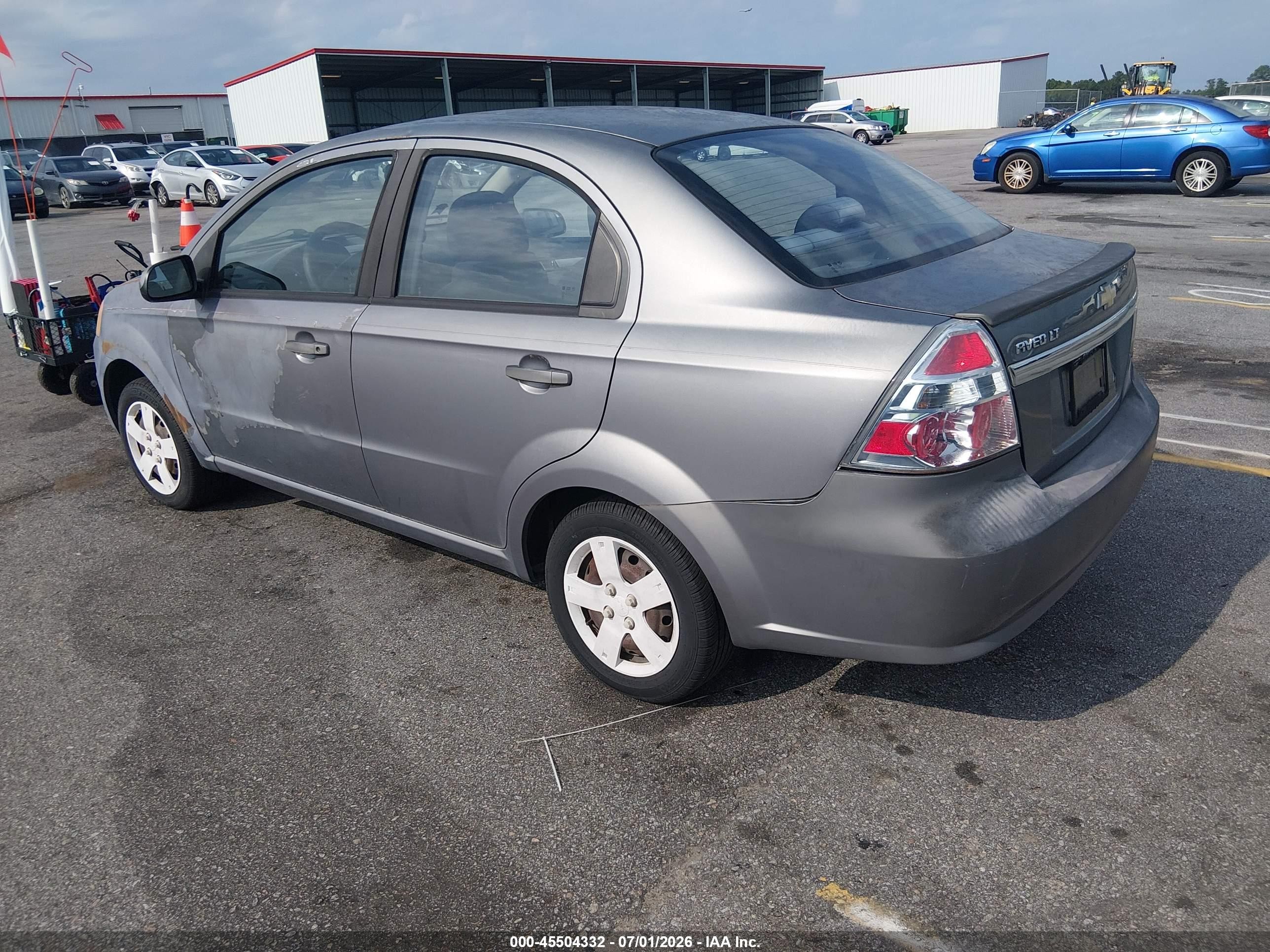 2010 Chevrolet Aveo Lt Серый vin: KL1TD5DE3AB086101