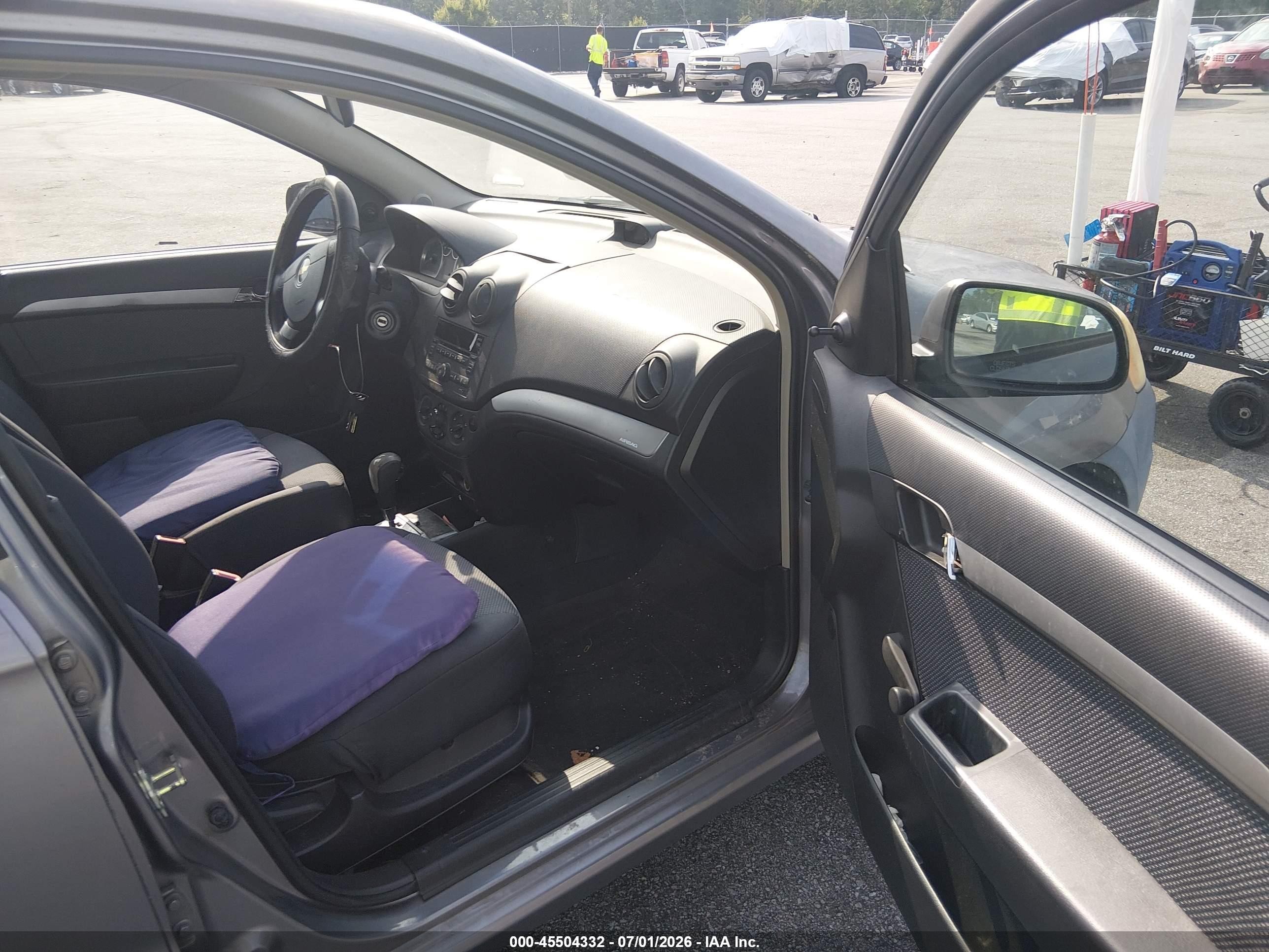 2010 Chevrolet Aveo Lt Серый vin: KL1TD5DE3AB086101