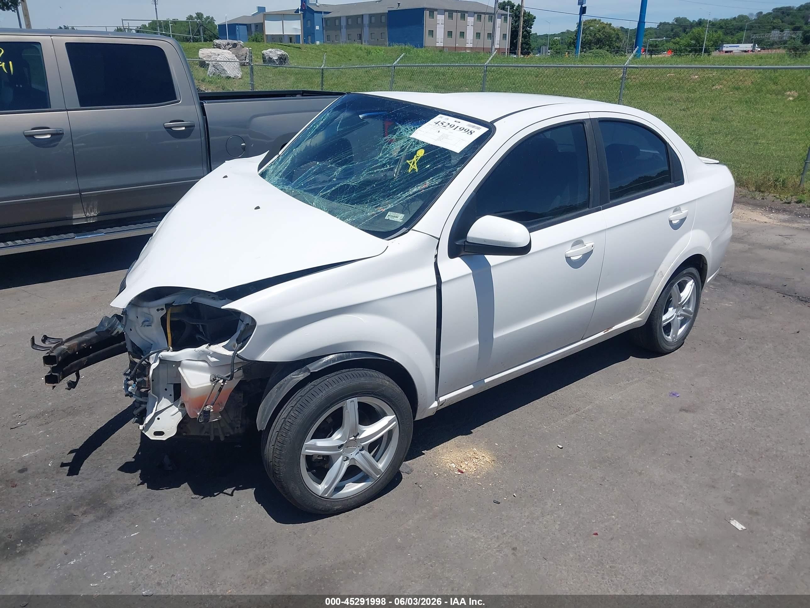 2010 Chevrolet Aveo Lt Белый vin: KL1TD5DE3AB129707