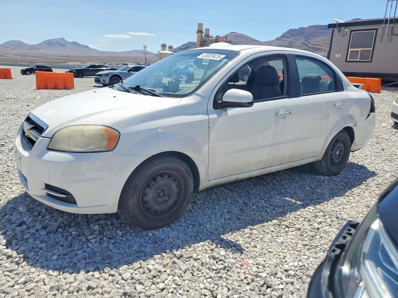 2010 Chevrolet Aveo Ls White vin: KL1TD5DE4AB094207