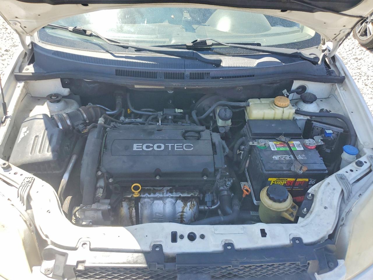 2010 Chevrolet Aveo Ls White vin: KL1TD5DE4AB094207