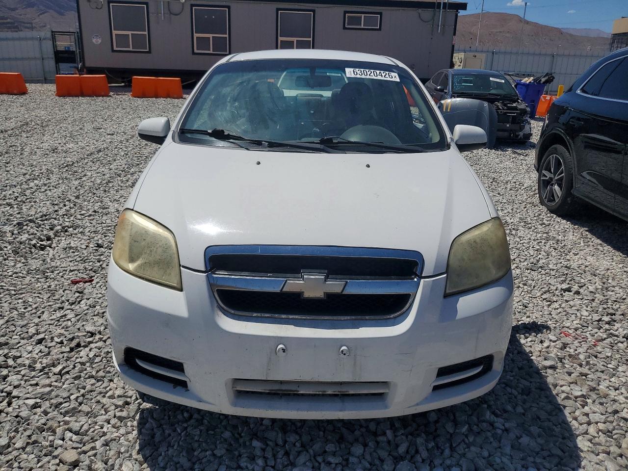 2010 Chevrolet Aveo Ls White vin: KL1TD5DE4AB094207