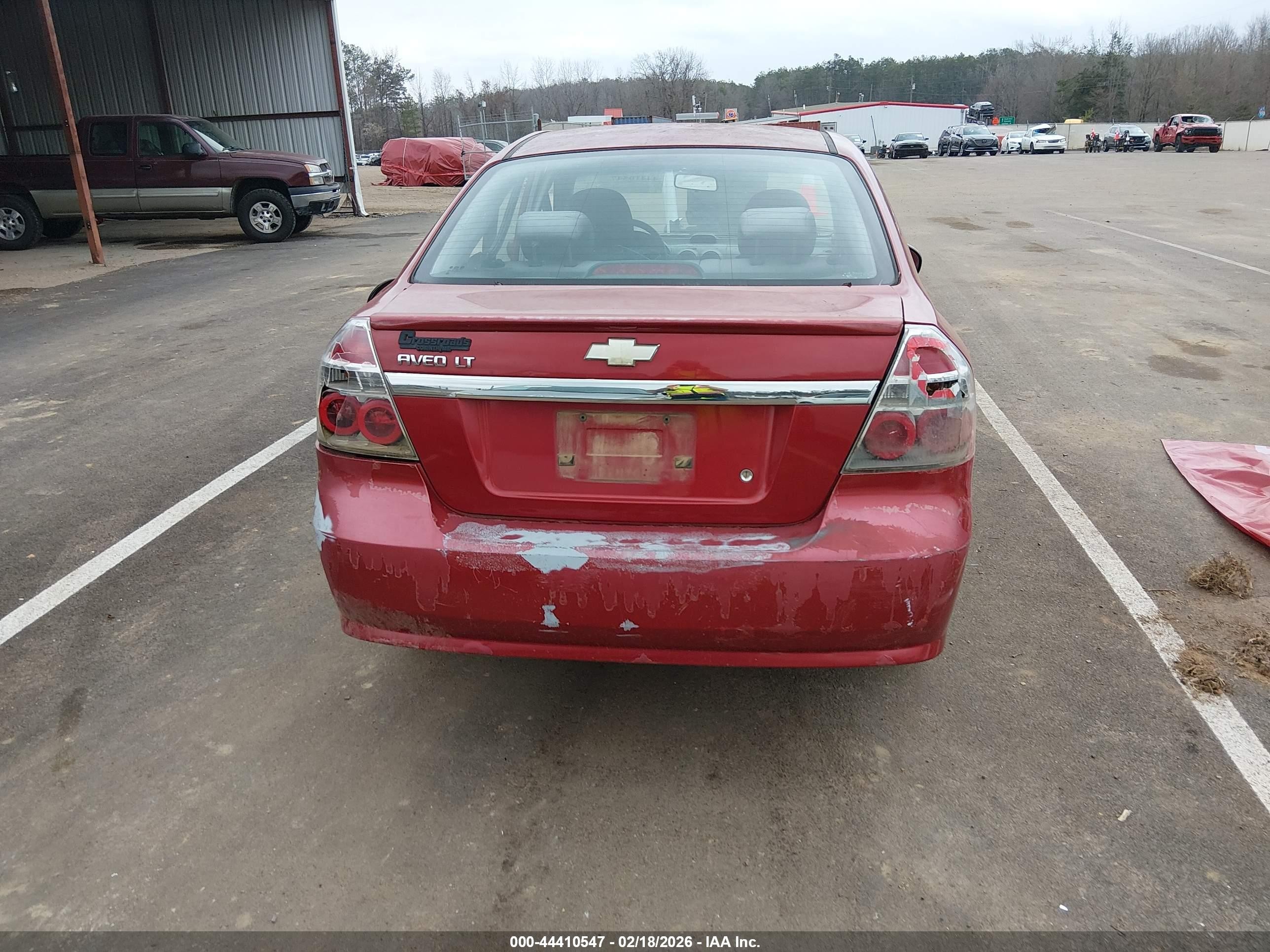 2010 Chevrolet Aveo Lt Красный vin: KL1TD5DE4AB118960