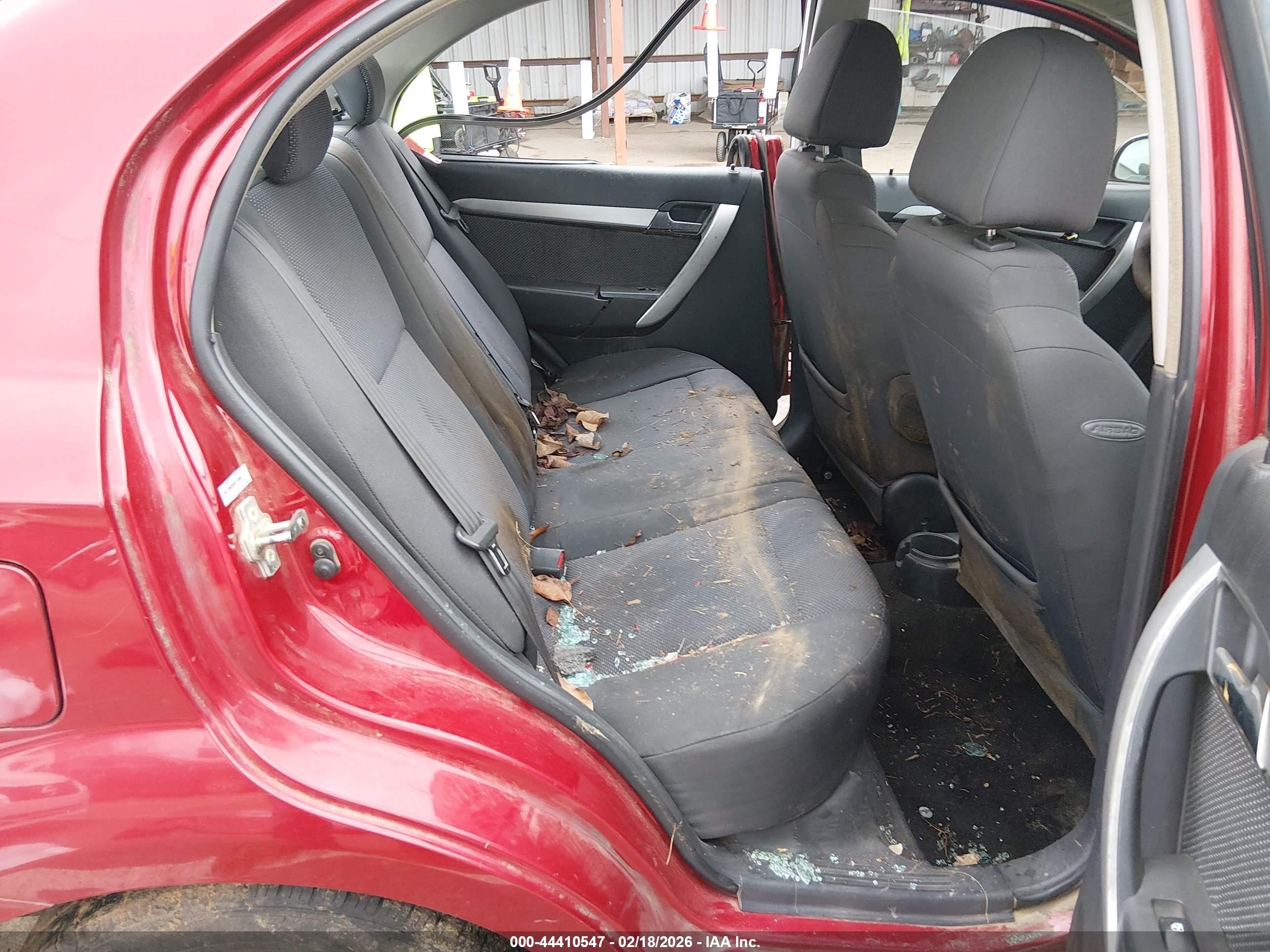 2010 Chevrolet Aveo Lt Красный vin: KL1TD5DE4AB118960