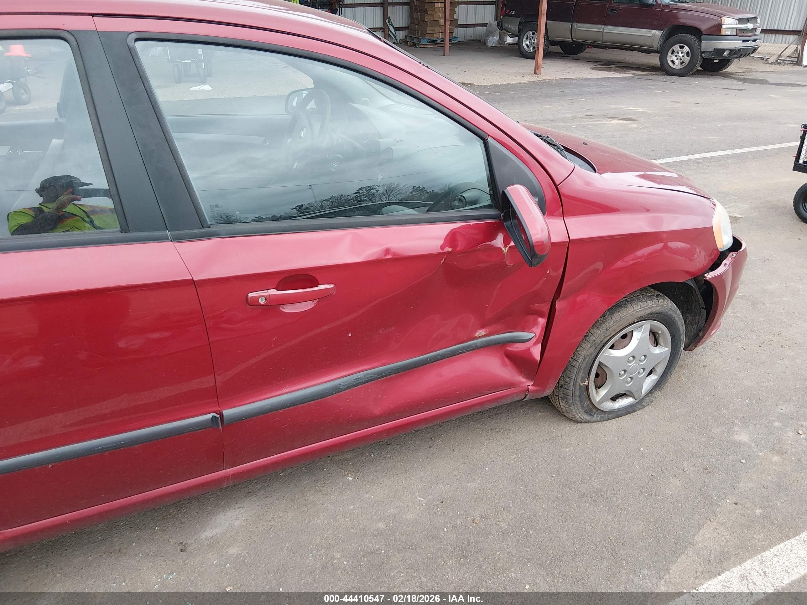 2010 Chevrolet Aveo Lt Красный vin: KL1TD5DE4AB118960