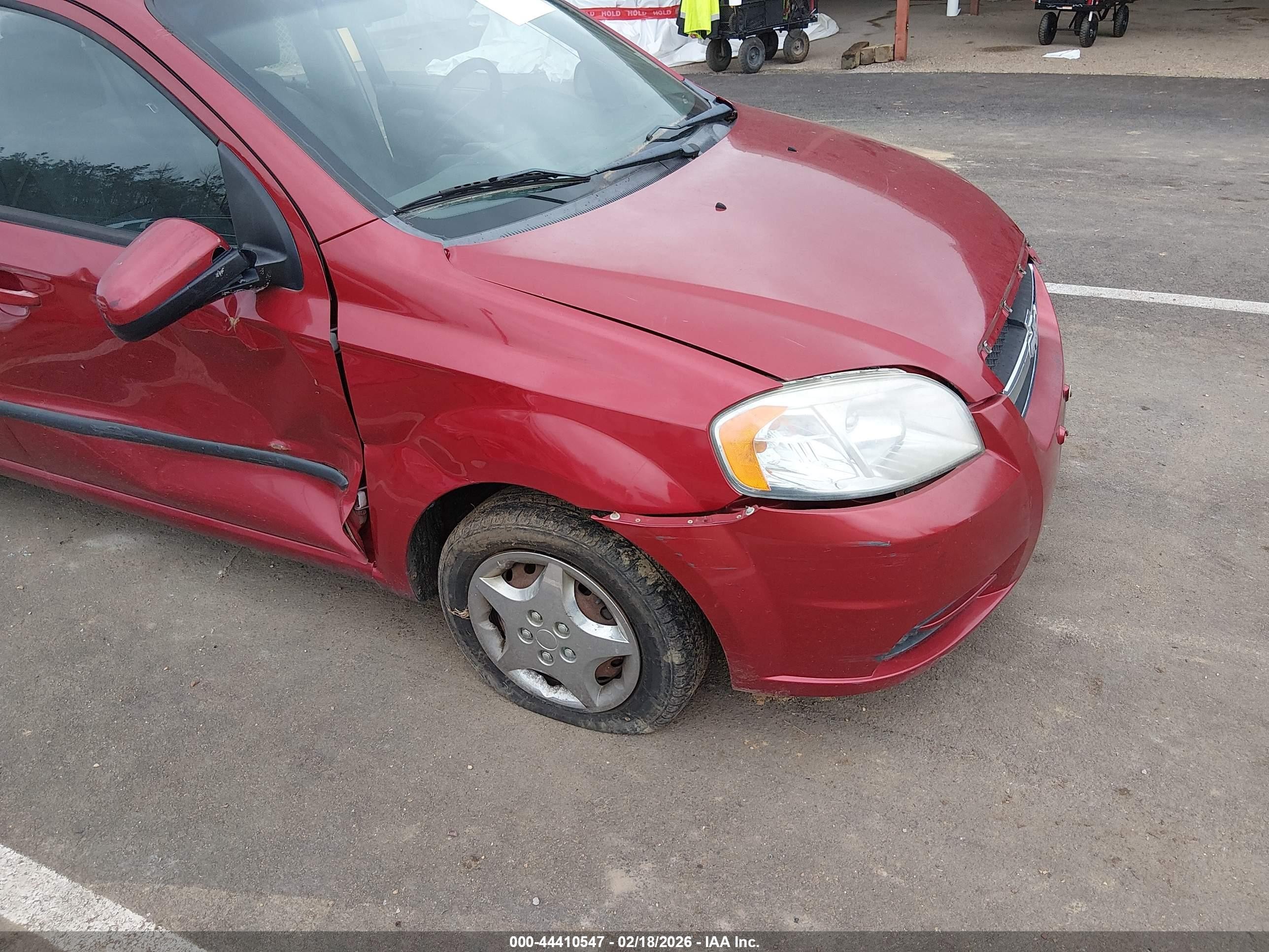 2010 Chevrolet Aveo Lt Красный vin: KL1TD5DE4AB118960