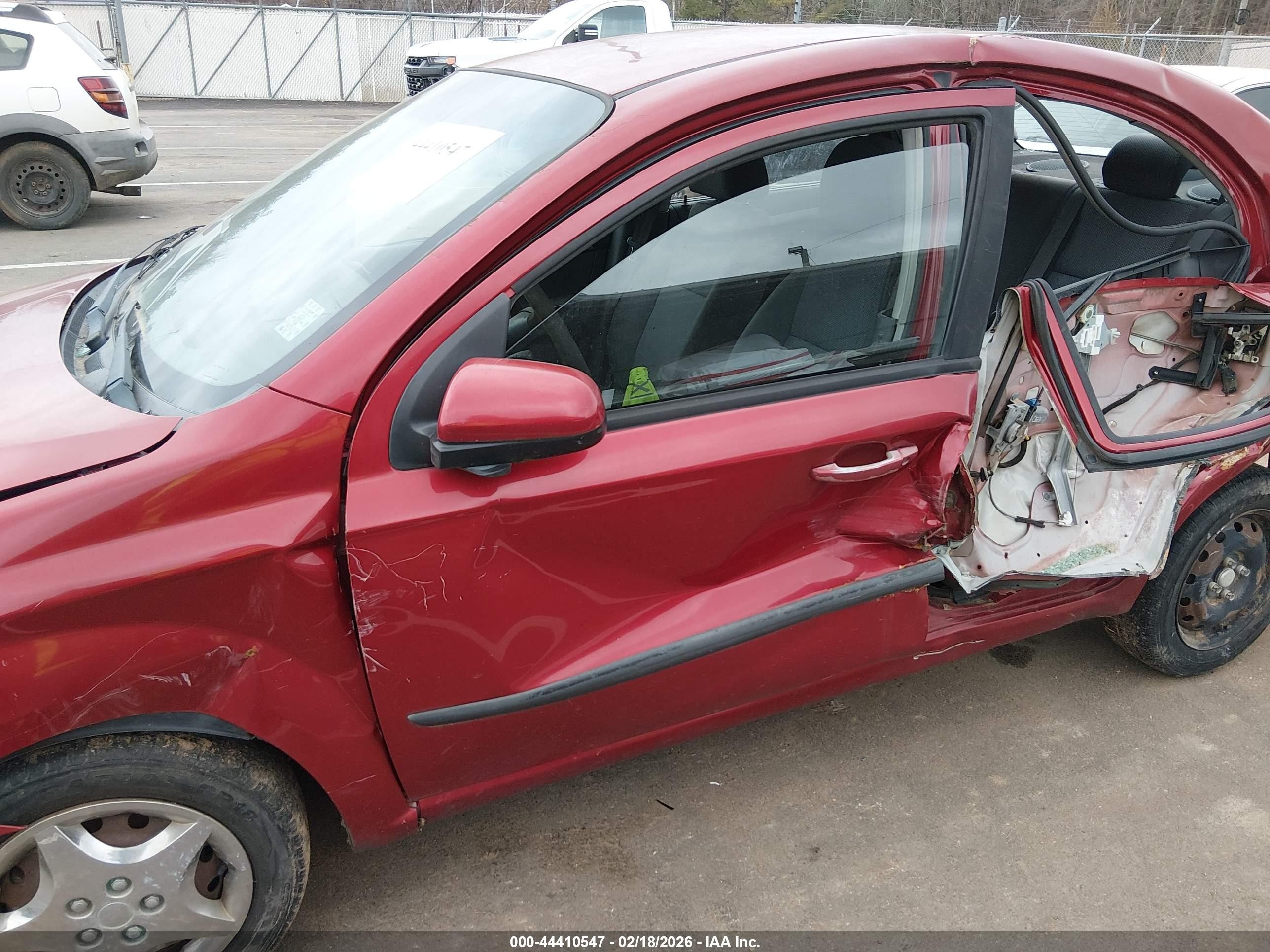 2010 Chevrolet Aveo Lt Красный vin: KL1TD5DE4AB118960