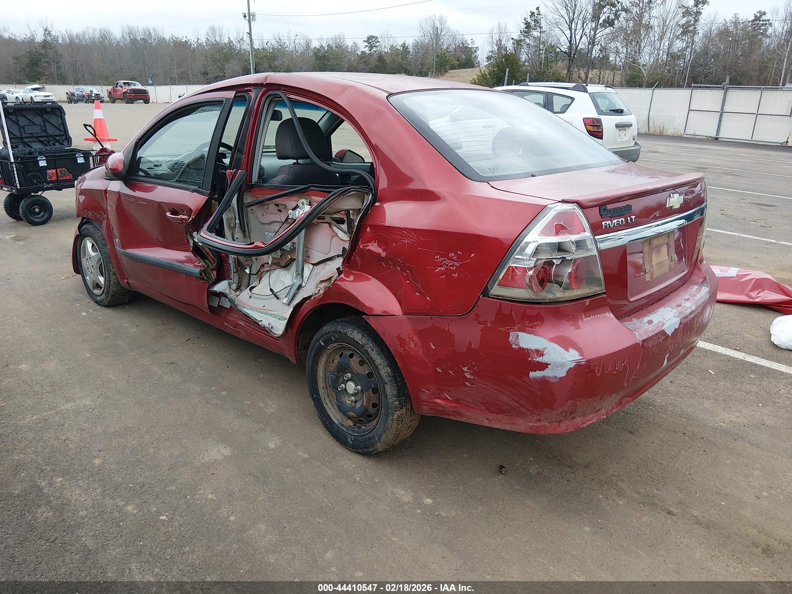 2010 Chevrolet Aveo Lt Красный vin: KL1TD5DE4AB118960
