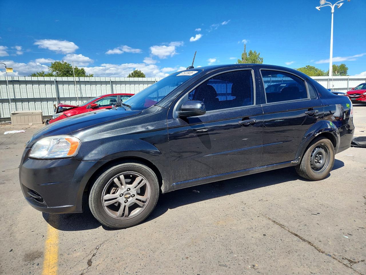2011 Chevrolet Aveo Ls Black vin: KL1TD5DE4BB203895